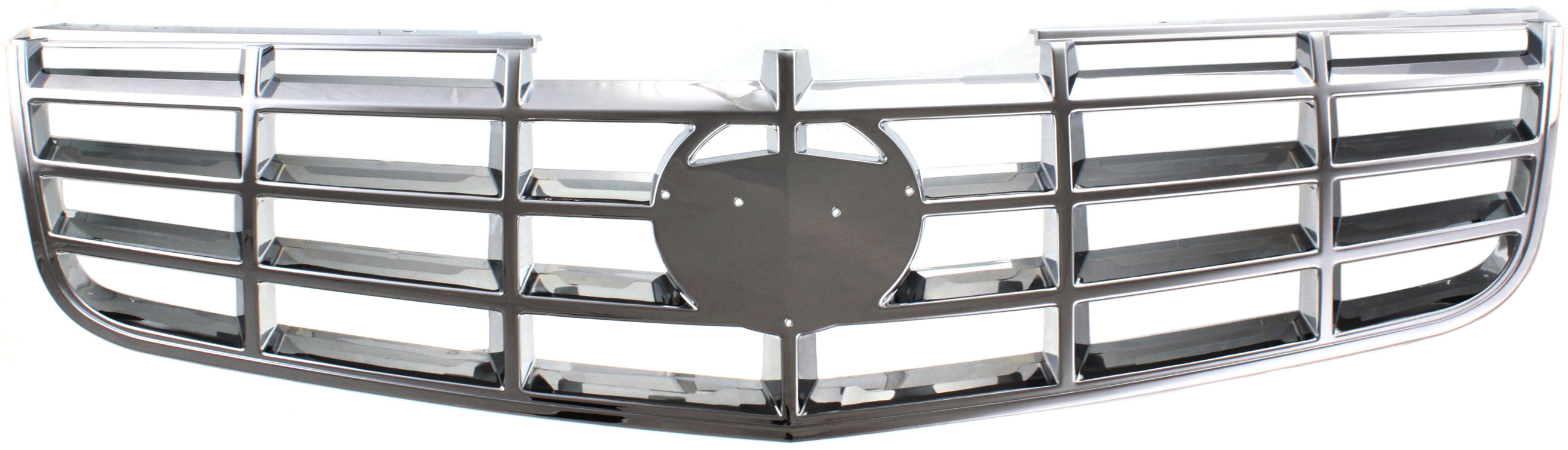 AM DTS 06-11 GRILLE Plastic Chrome Shell and Insert w o Adaptive Cruise Control SKU RBC070112 Partslink GM1200594 OEM 25764213