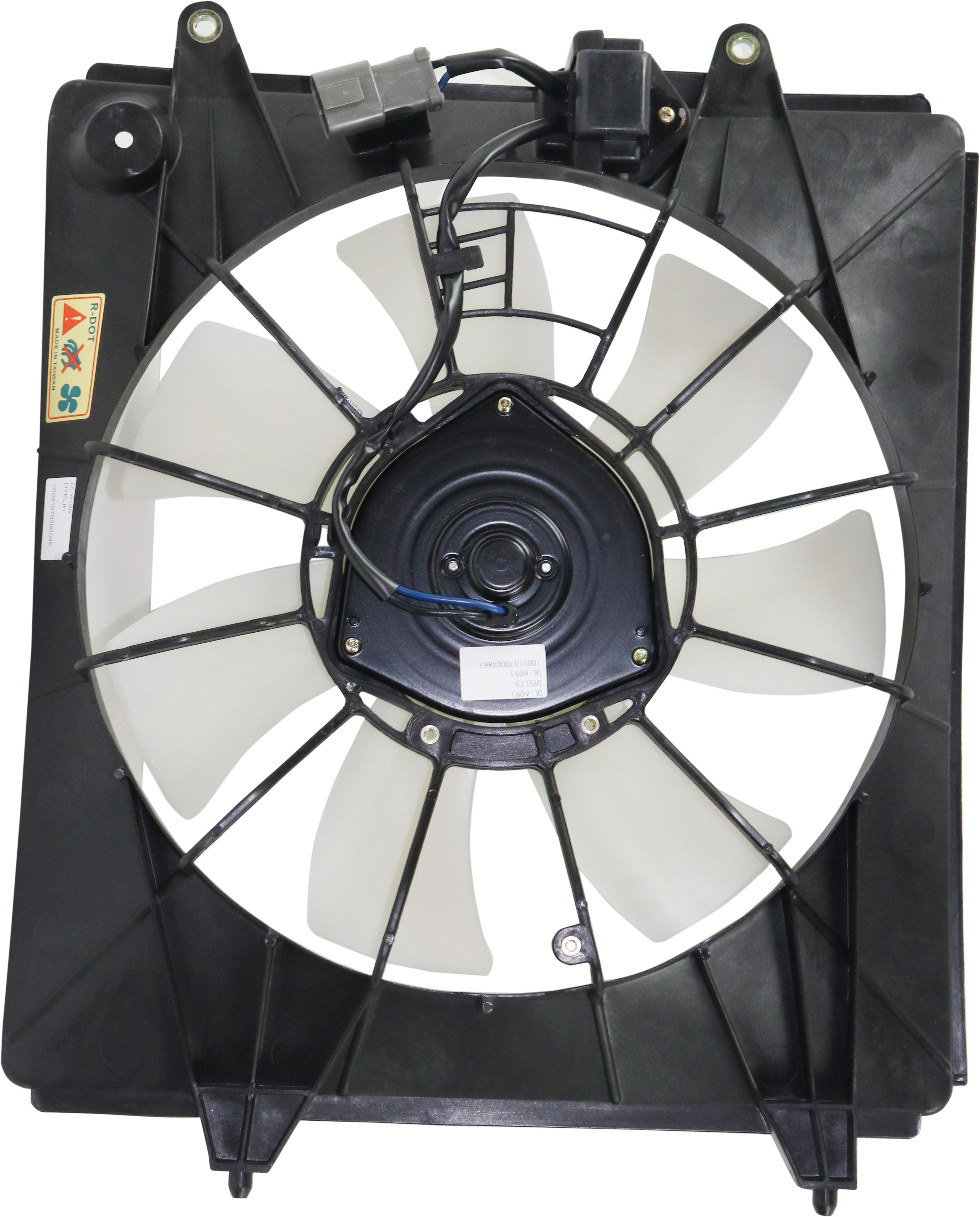 AM CR V 07-09 A C CONDENSER FAN ASSEMBLY Single fan SKU RBH190901 Partslink HO3120102 OEM 38615RZAA01