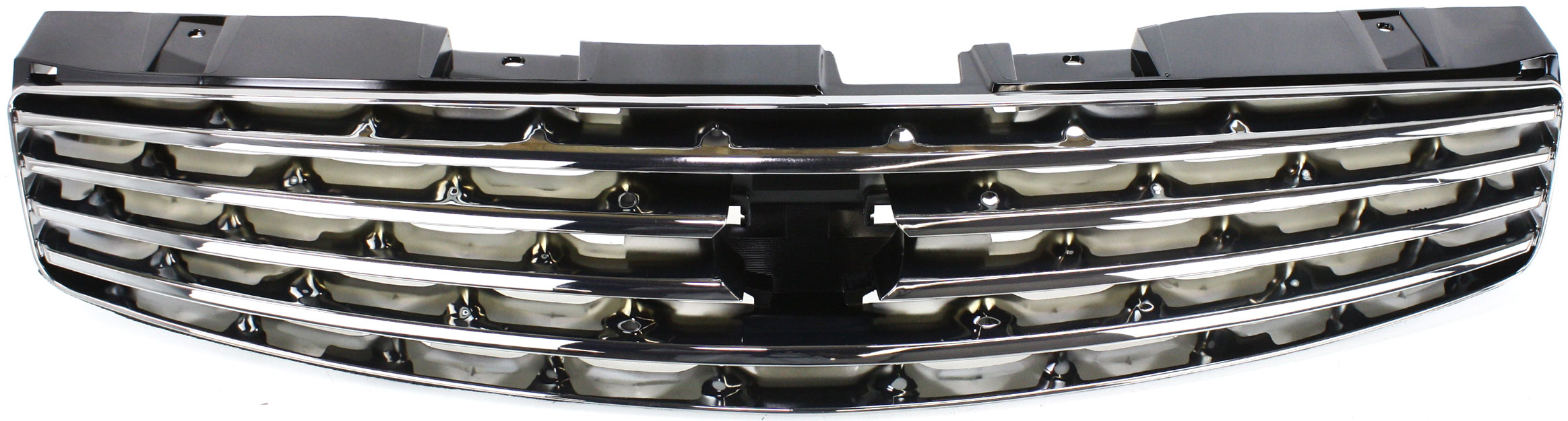 AM G35-03-07 GRILLE Chrome Shell Painted Black Insert Coupe SKU RBI070101 Partslink IN1200107 OEM 62070AM800