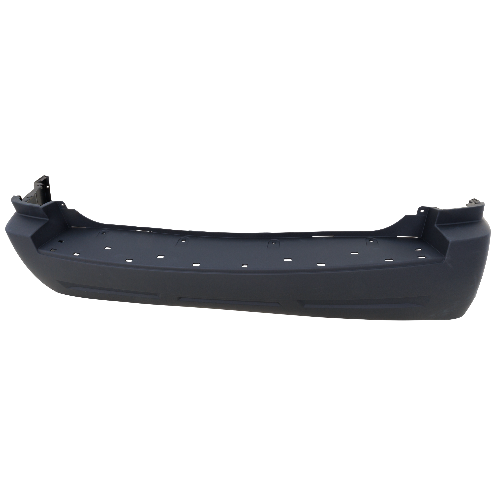 AM GRAND CHEROKEE 05-10 REAR BUMPER COVER Primed w o Chrome Insert w o Tow Hook Holes Laredo Model SKU RBJ760101P Partslink CH1100865 OEM 5159058AC