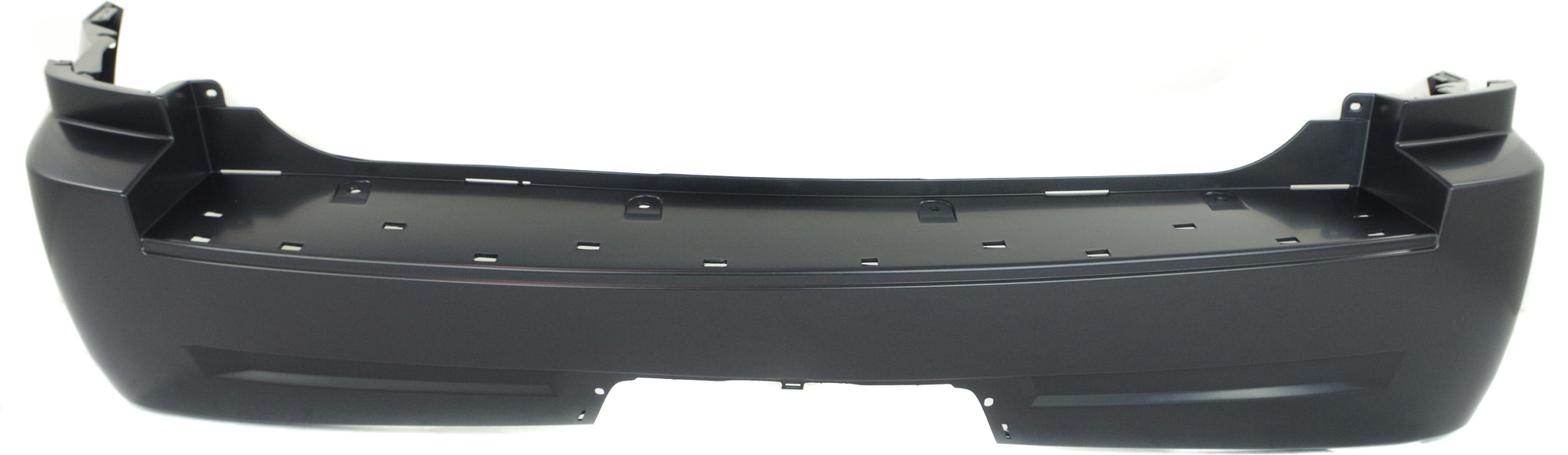 AM GRAND CHEROKEE 05-10 REAR BUMPER COVER Primed w o Chrome Insert w Tow Hook Holes Exc. SRT 8 Model SKU RBJ760102P Partslink CH1100870 OEM 5159094AC