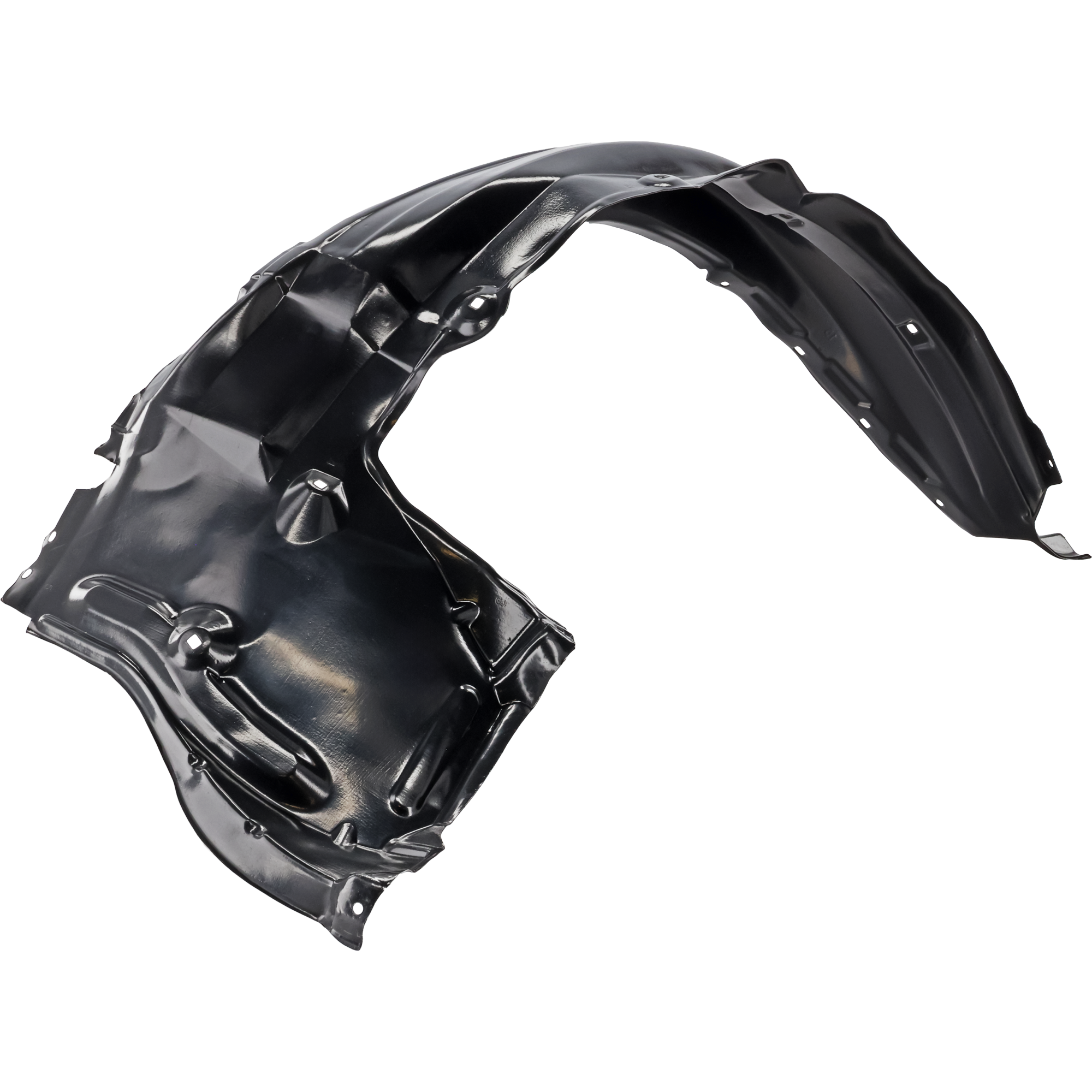 AM TUNDRA 07-13 SEQUOIA 08-22 FRONT FENDER LINER LH Rear Section Plastic Vacuum Form 10-22 w o Cold Climate Spec SKU RBT222102 Partslink TO1248145 OEM 538080C011