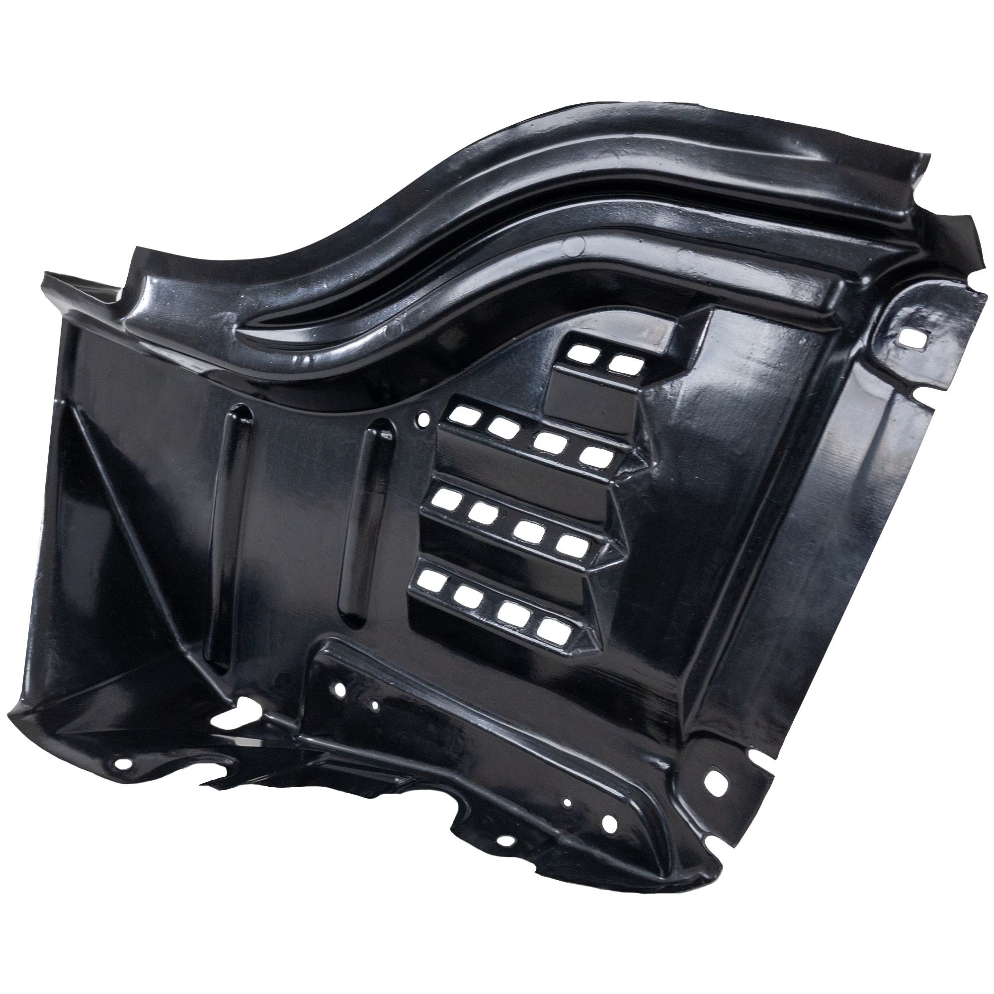 AM TUNDRA 07-13 FRONT FENDER LINER LH Front Section Plastic Vacuum Form w Steel Bumper Type CAPA SKU RBT222104Q Partslink TO1248147C OEM 538060C020