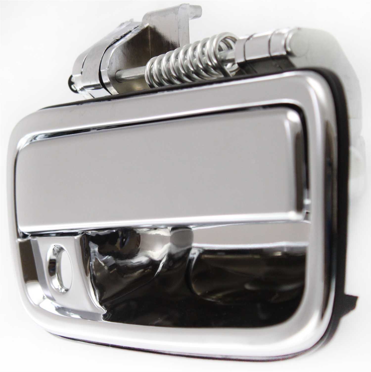 AM TACOMA 95-04 FRONT EXTERIOR DOOR HANDLE RH All Chrome w Keyhole SKU RBT462109 OEM 69210-35030
