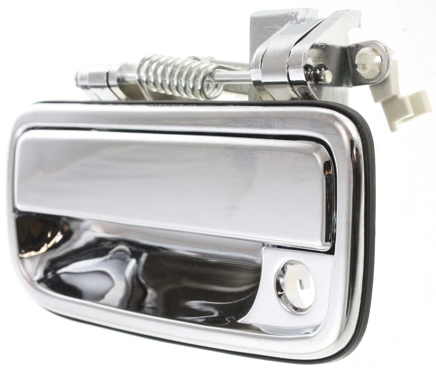 AM TACOMA 95-04 FRONT EXTERIOR DOOR HANDLE LH All Chrome w Keyhole SKU RBT462110 OEM 69220-35030
