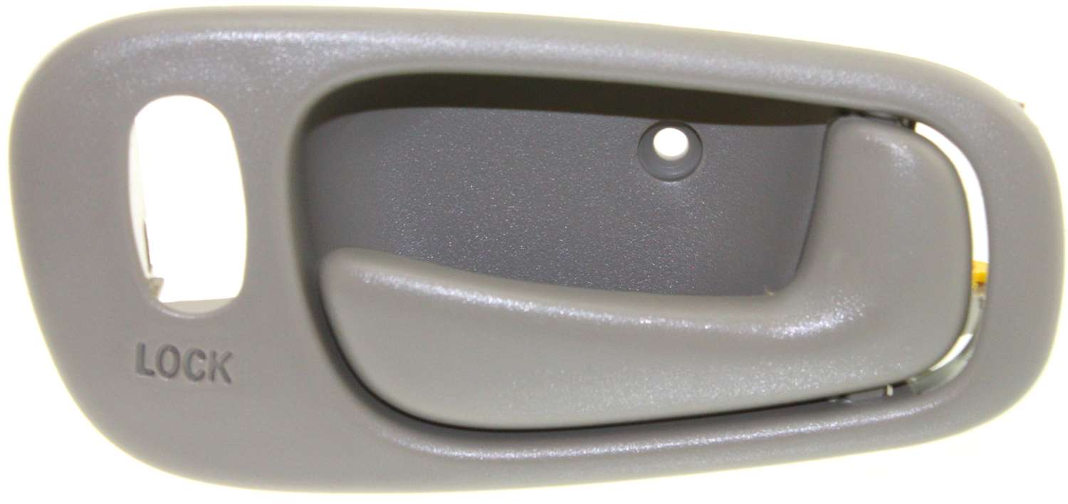 AM COROLLA PRIZM 98-02 FRONT INTERIOR DOOR HANDLE RH Deep Gray Power Lock w Lock Hole =REAR SKU RBT462111 Partslink GM1353136 OEM 94857492