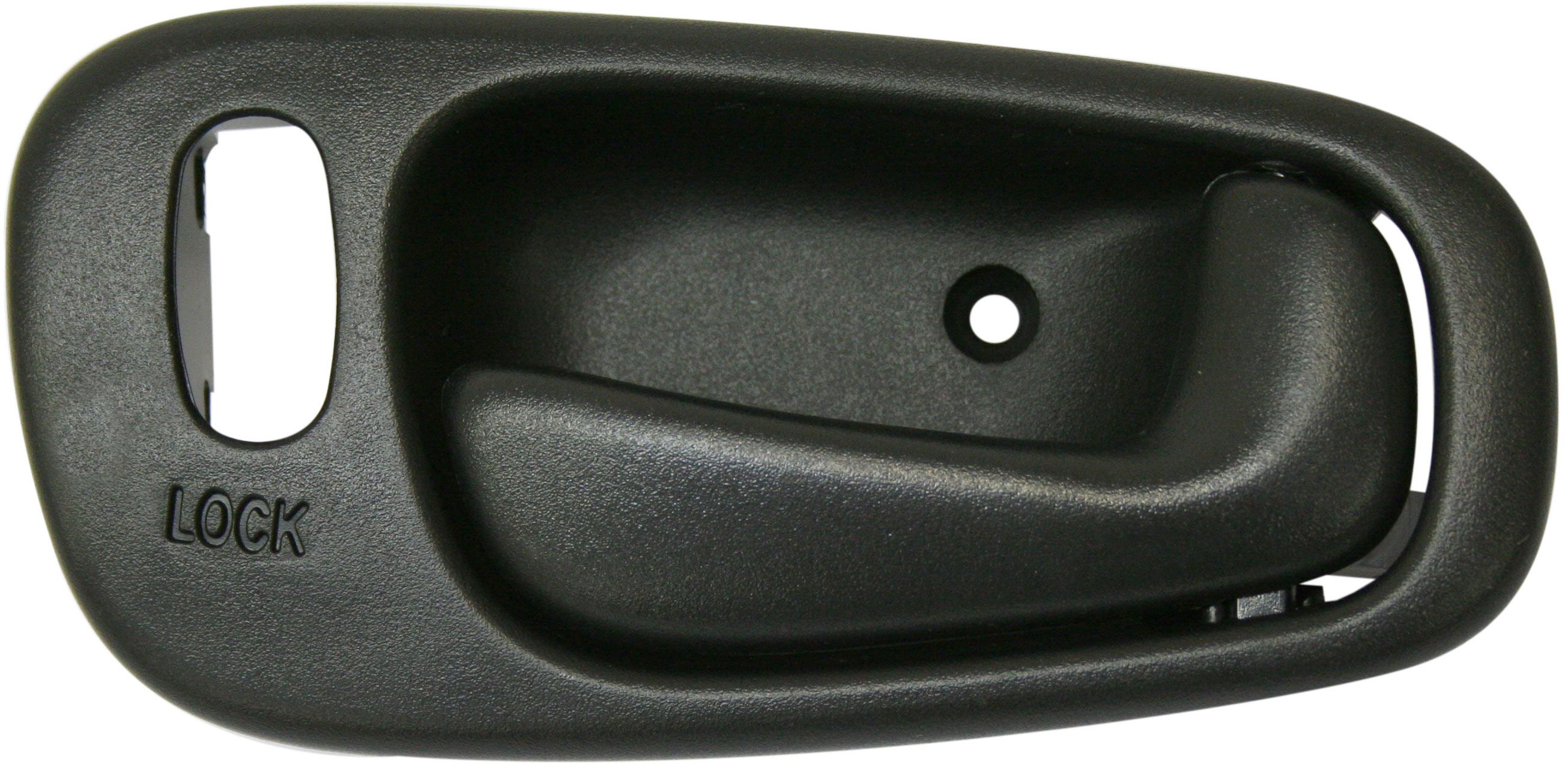AM COROLLA PRIZM 98-02 FRONT INTERIOR DOOR HANDLE RH Black Power Lock w Lock Hole =REAR SKU RBT462113 Partslink TO1353153 OEM 6920502060C0-94859668 PFM 9485