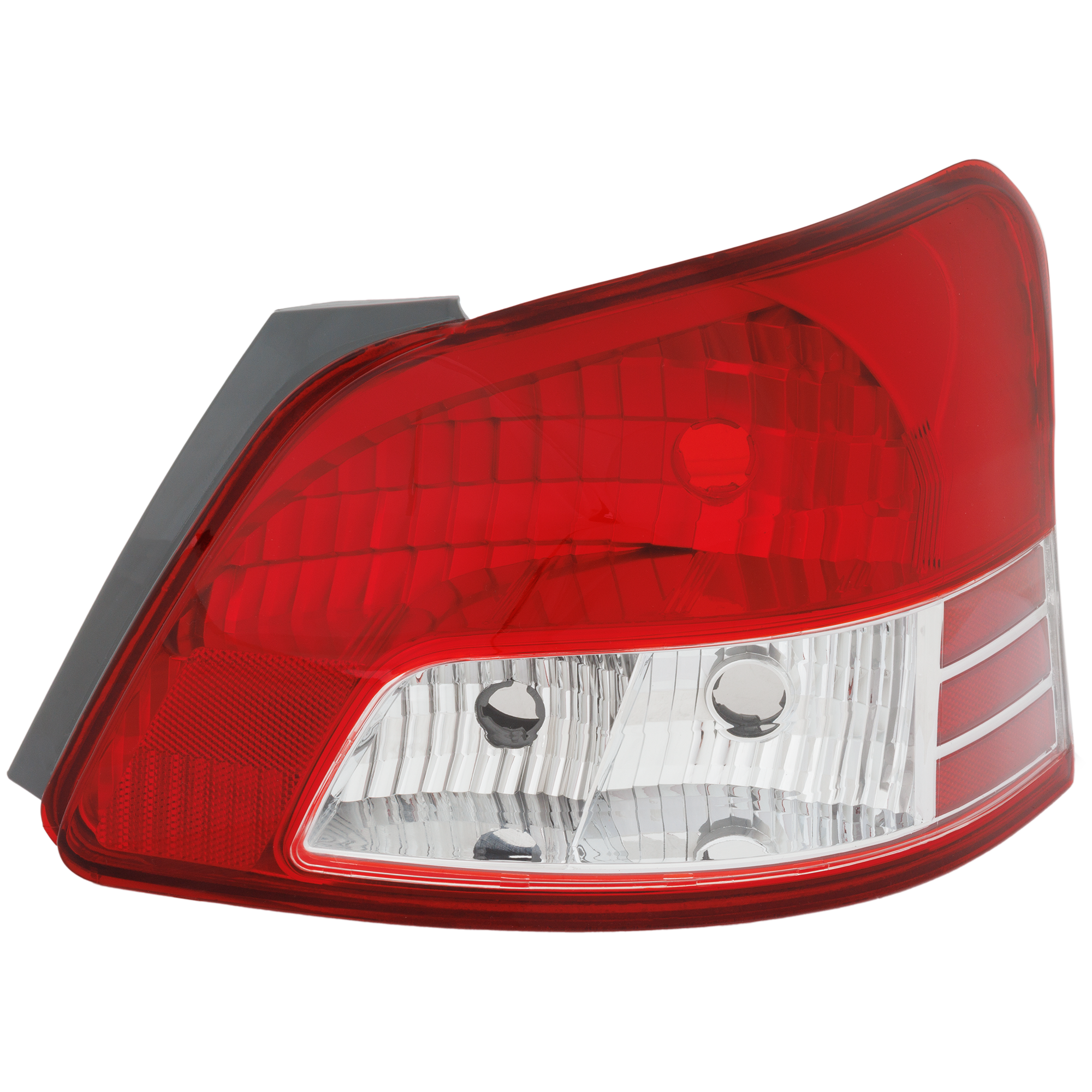 AM YARIS 07-12 TAIL LAMP LH Lens and Housing Base Model w o Sport Package Sedan SKU RBT730106 Partslink TO2818133 OEM 8156152550