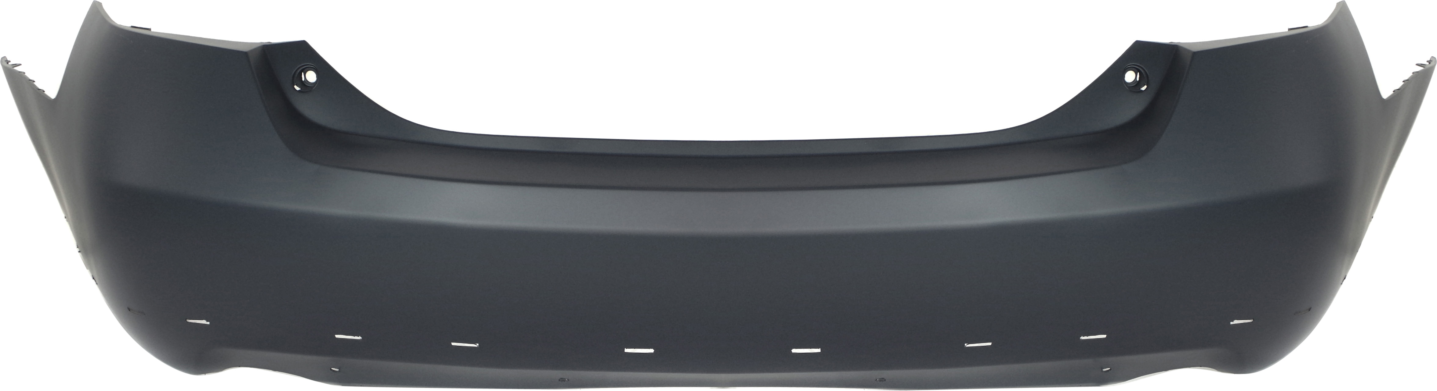 AM CAMRY 07-11 REAR BUMPER COVER Primed w Dual Exhaust Holes and Spoiler Holes SE Model USA Built Vehicle SKU RBT760101 Partslink TO1100246 OEM 5215906951