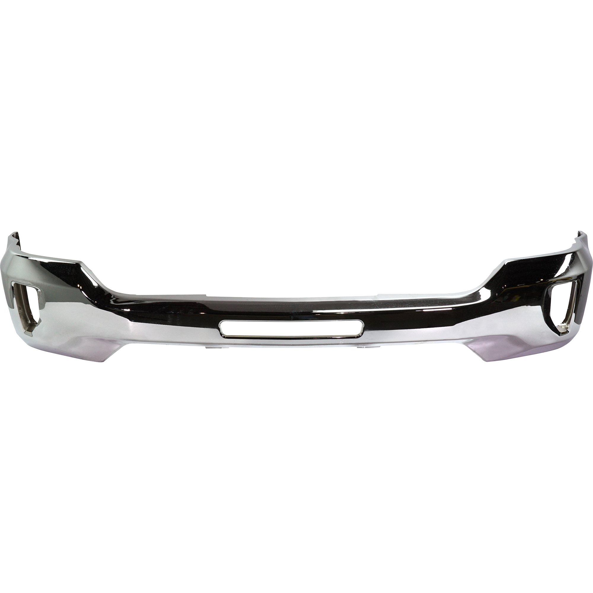 AM SILVERADO 1500-16-18 SILVERADO 1500 LD 19-19 FRONT BUMPER Chrome w Impact Bar Skid Plate w FL Holes w o IPAS Holes w Air Hole SKU RC01010012 OEM 84029801 PFM