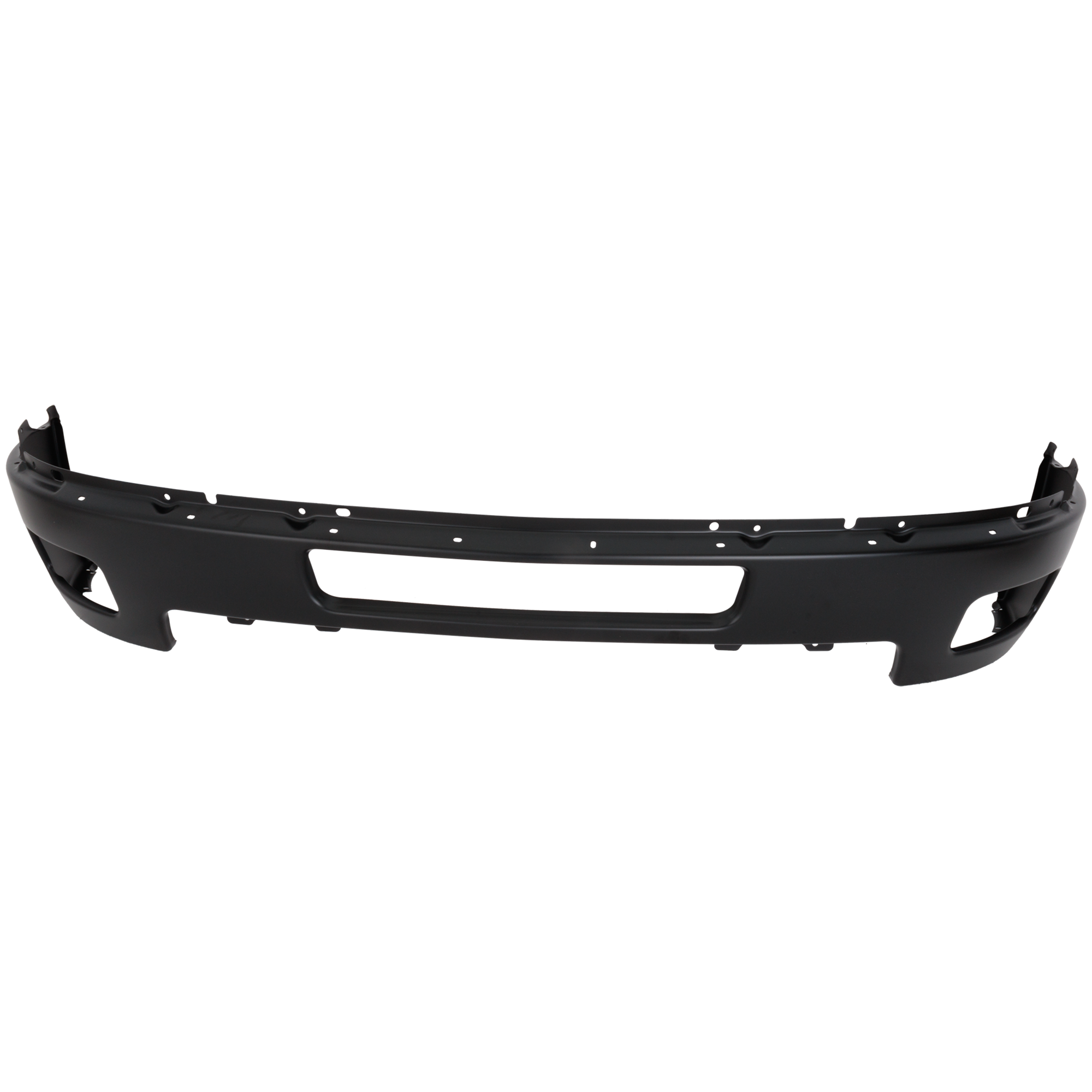 AM SILVERADO 2500 HD 3500 HD 11-14 FRONT BUMPER Impact Bar Paint to Match w Fog Light Holes CAPA SKU RC01010017Q Partslink GM1002846C OEM 22765737