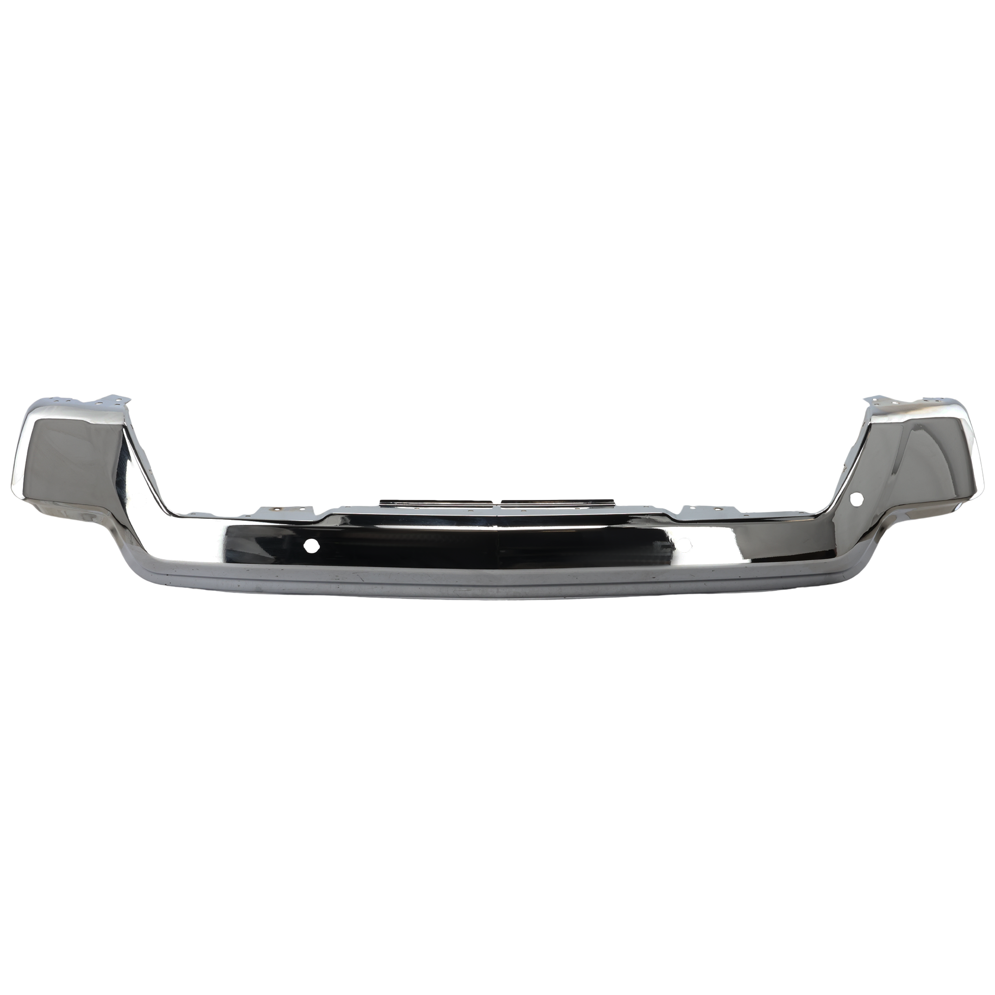 AM SILVERADO 1500-22-25 FRONT BUMPER Impact Bar Chrome LTZ Model w Parking Aid Sensor Holes SKU RC01010054 Partslink GM1002896 OEM 85103443
