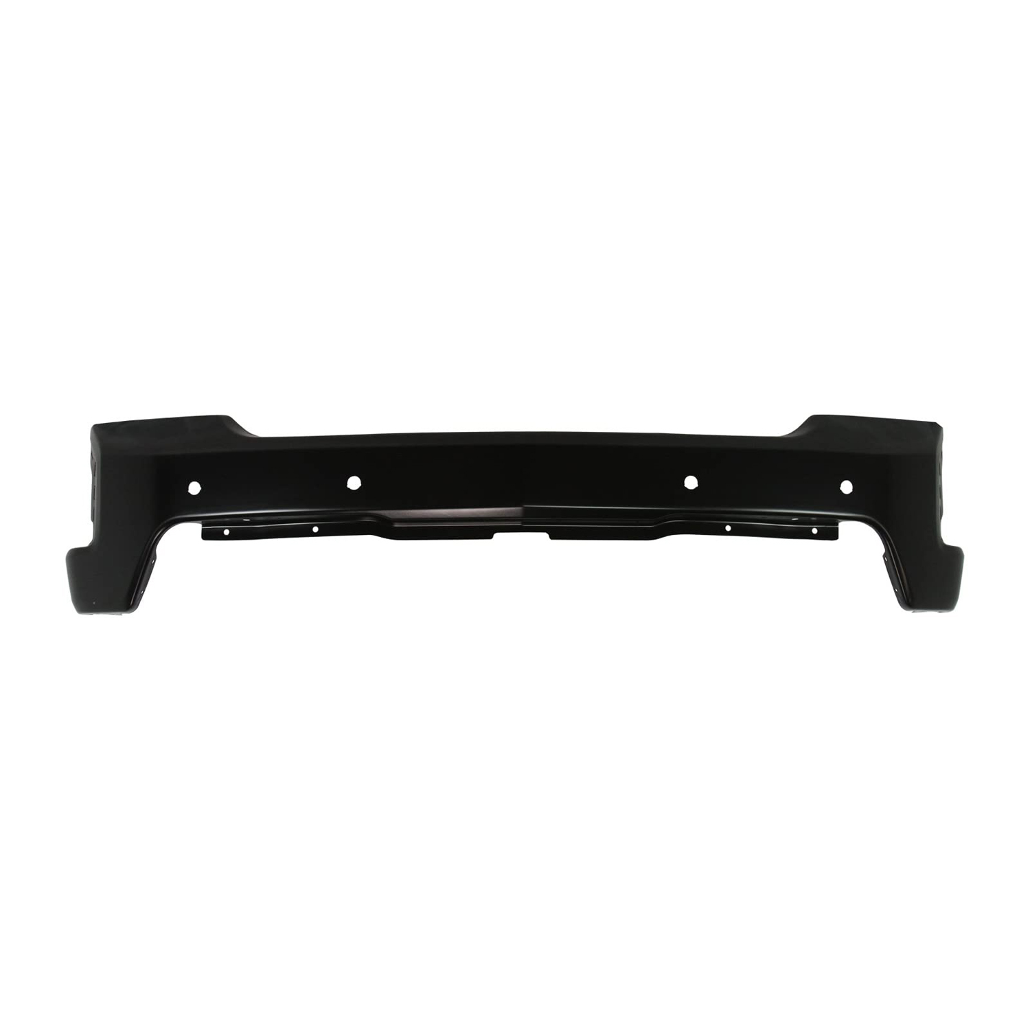 AM SILVERADO 1500 SILVERADO 1500 LTD 19-22 FRONT BUMPER Impact Bar Black w Parking Aid Sensor Holes SKU RC01010058 Partslink GM1002872 OEM 84588806