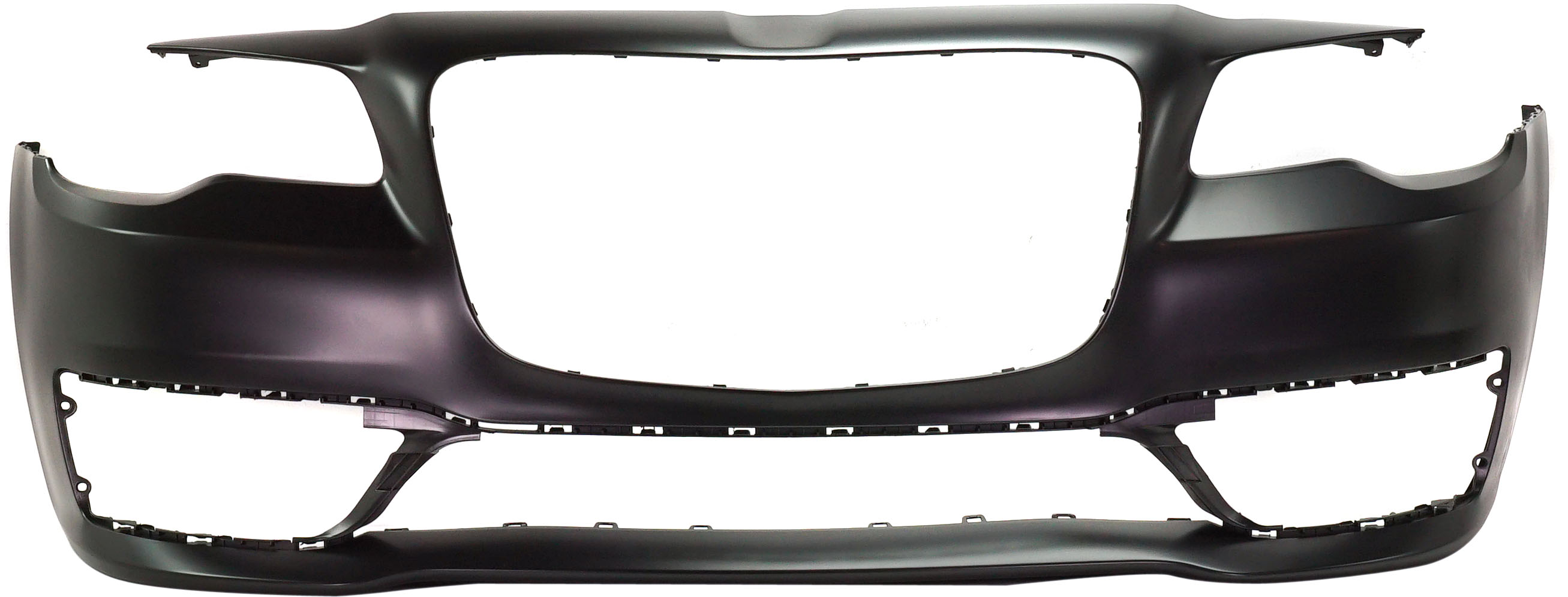 AM CHRYSLER 300-17-23 FRONT BUMPER COVER Primed w o Parking Aid Sensor Holes Type 2 w o Tow Hook Hole SKU RC01030032P Partslink CH1000A36 OEM 5PP58TZZAD