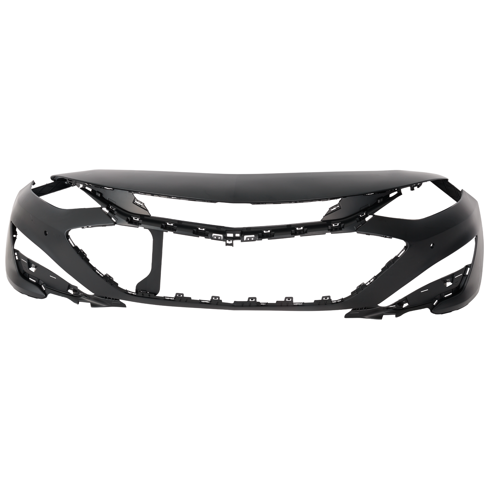 AM MALIBU 19-23 FRONT BUMPER COVER Upper Primed w Parallel Park Assist Sensor Holes SKU RC01030072P Partslink GM1000A38 OEM 84543707