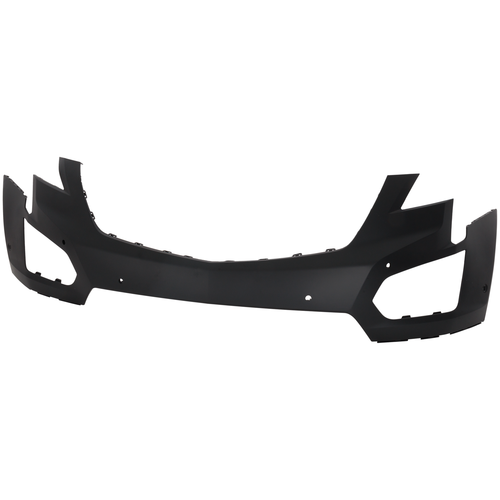 AM XT5-17-19 FRONT BUMPER COVER Upper Primed w Park Distance Control Sensor Holes Camera Hole and Adaptive Cruise Control Premium Platinum Model SKU RC01030083P Partslink GM1000A15 OEM 23362386