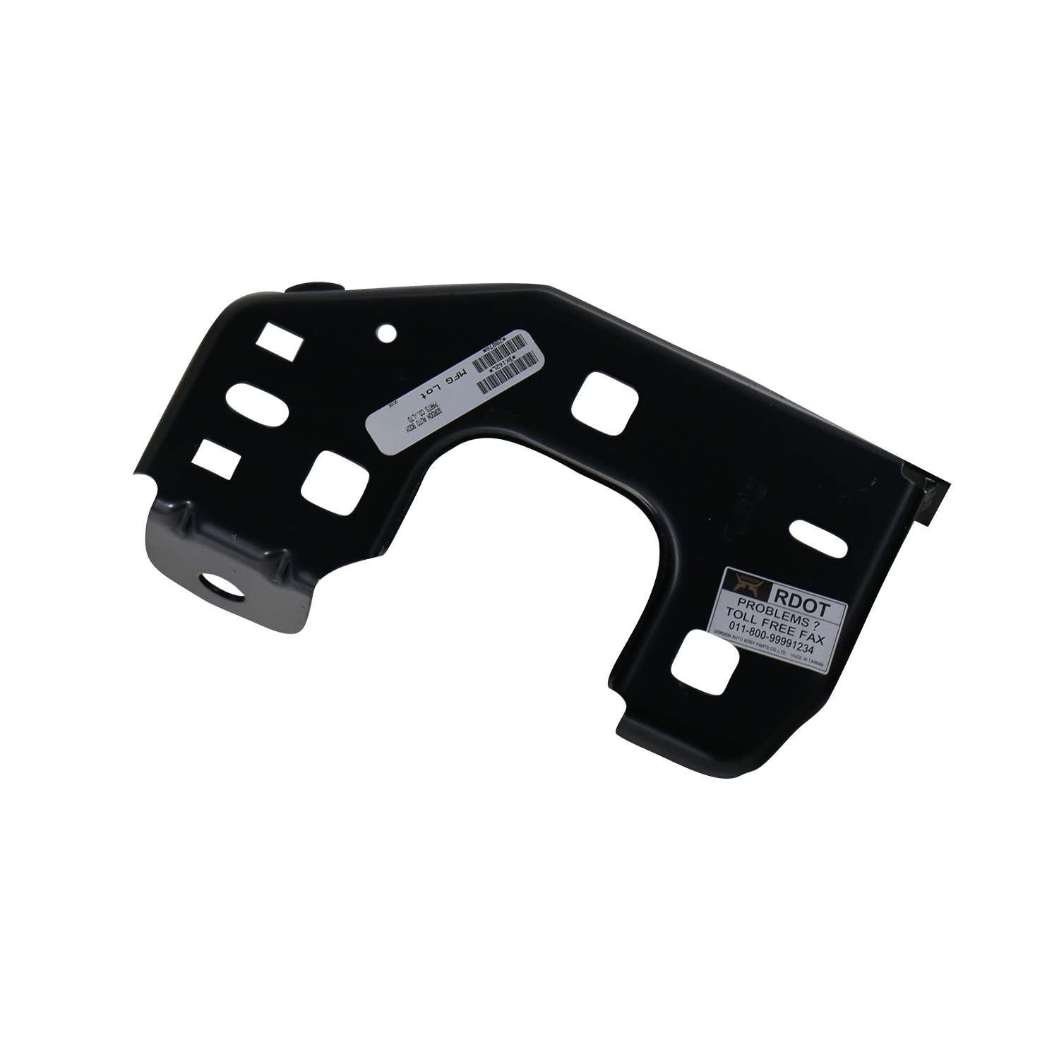 AM SILVERADO 1500 SIERRA 1500-19-23 FRONT BUMPER BRACKET LH Inner Steel CAPA SKU RC01310074Q Partslink GM1066213C OEM 23388668