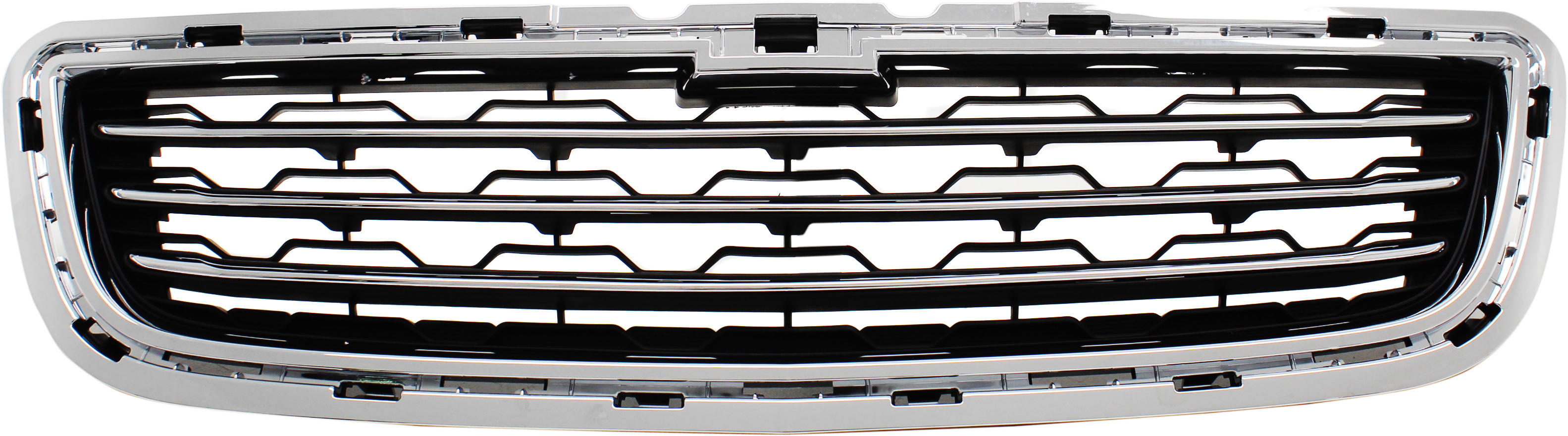 AM TRAX 15-16 FRONT BUMPER GRILLE Lower Textured w Chrome Molding Korea Built Vehicle CAPA SKU RC01530008Q Partslink GM1200727C OEM 94560931