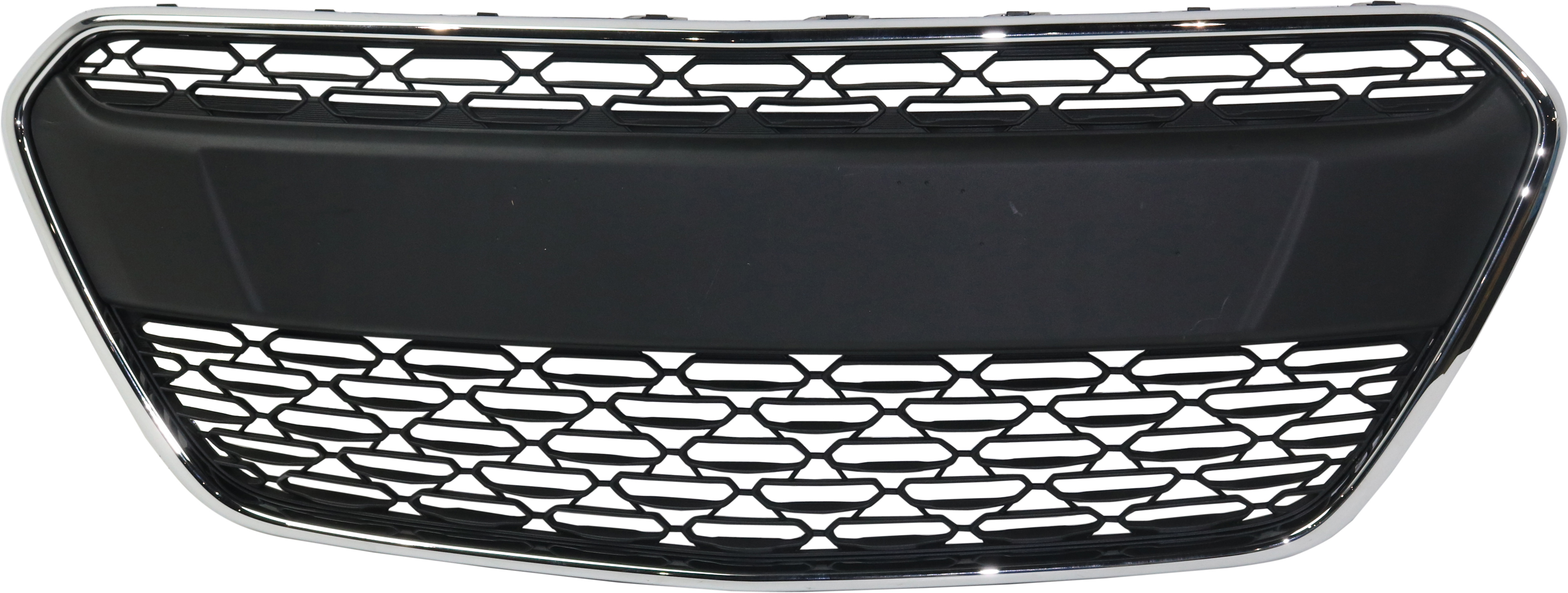 AM SPARK 16-18 FRONT BUMPER GRILLE Lower Textured Dark Gray w Chrome Molding LT Model SKU RC01530012 Partslink GM1036183 OEM 42352968
