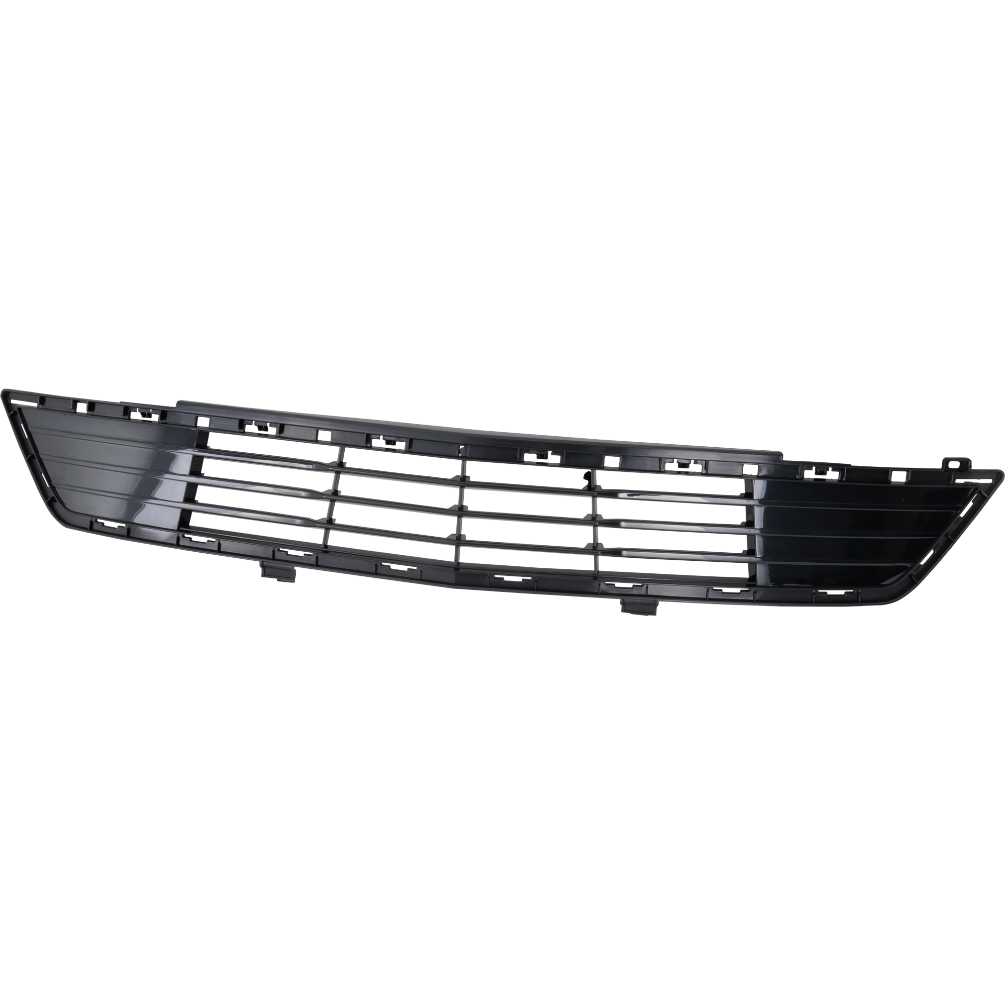 AM XT5-17-19 FRONT BUMPER GRILLE Textured Black w o Park Assist Sensor Holes and Adaptive Cruise Control SKU RC01530050 Partslink GM1036175 OEM 84107965