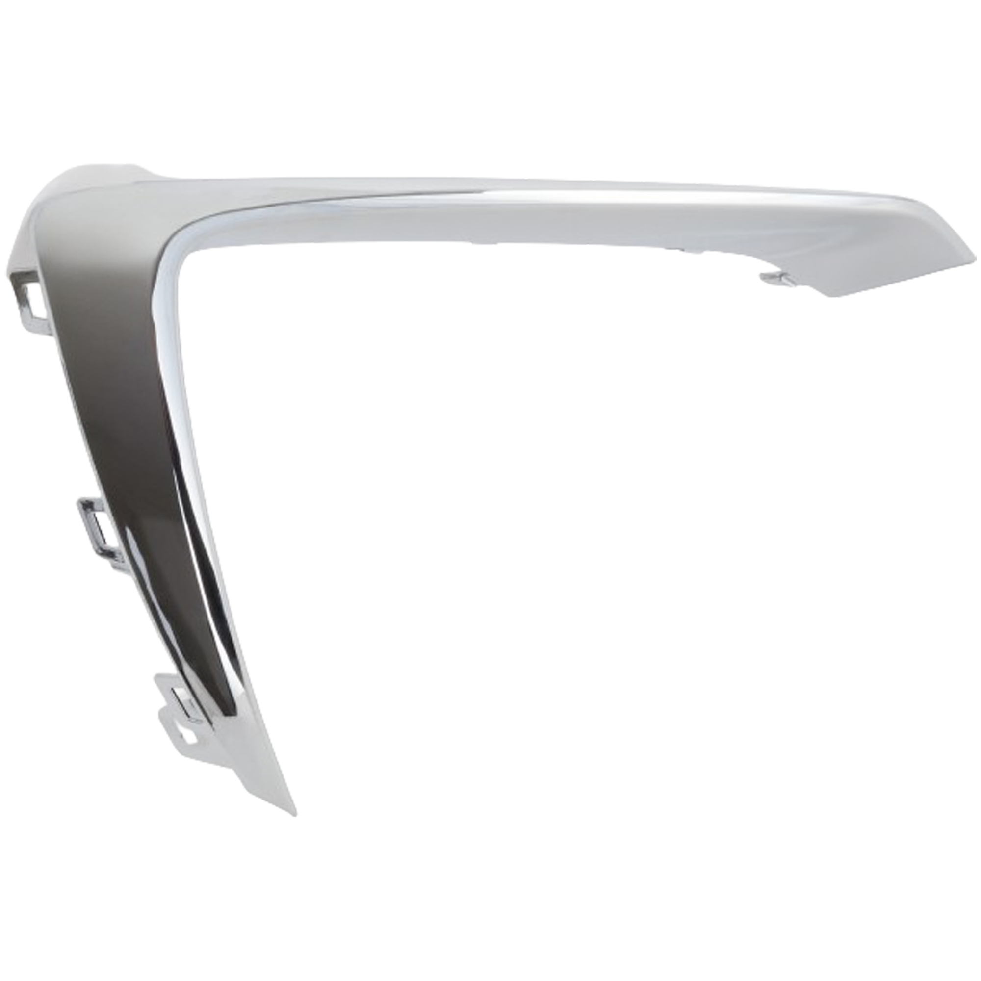 AM CRUZE 19-19 FRONT BUMPER GRILLE MOLDING LH Chrome w RS Package Hatchback Sedan SKU RC01540004 Partslink GM1046135 OEM 42550370