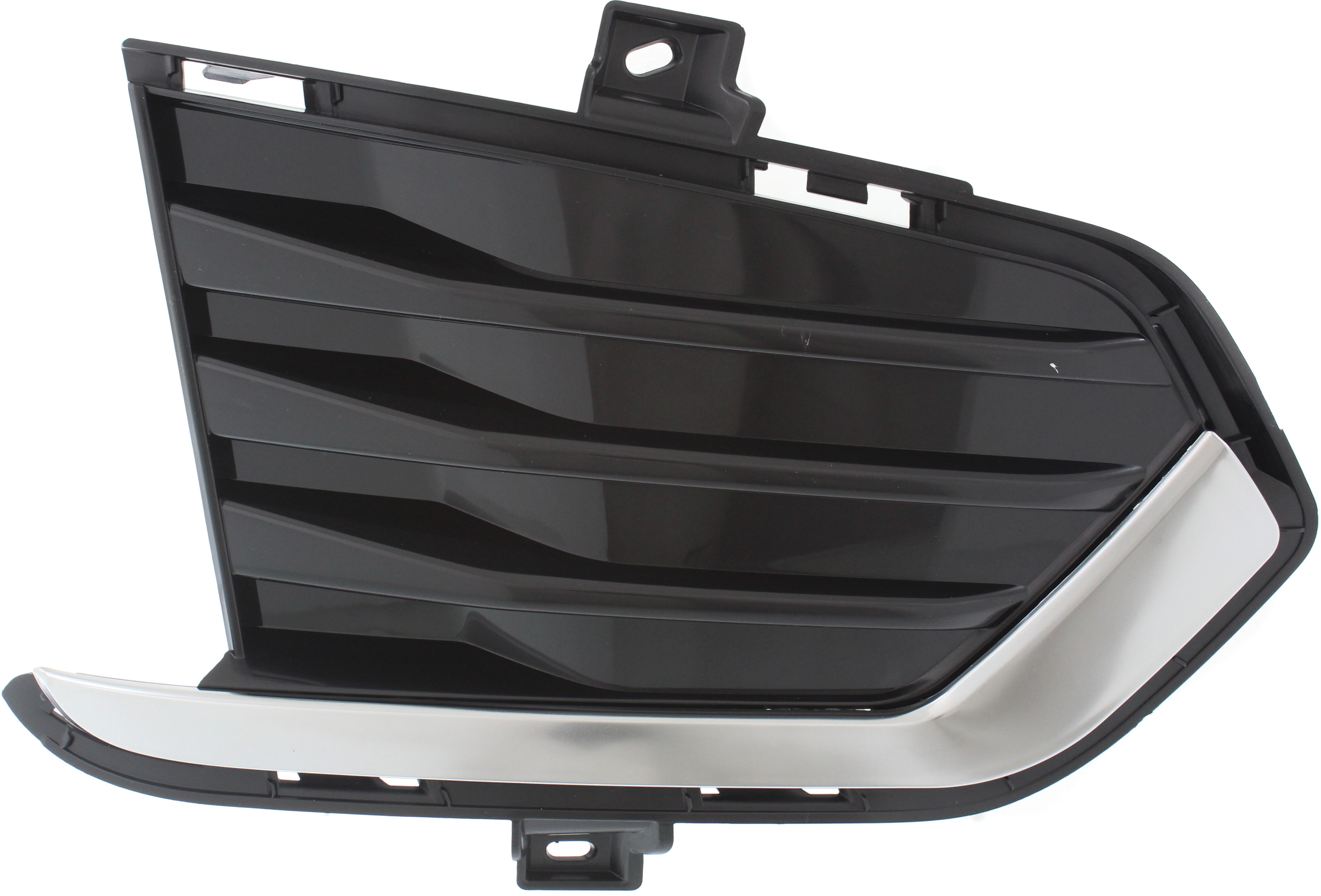 AM XT5-17-24 FRONT BUMPER GRILLE RH Black w Satin Chr Mldg 20-24 w or w o Auto Park Assist SKU RC01550003 Partslink GM1039205 OEM 84107961