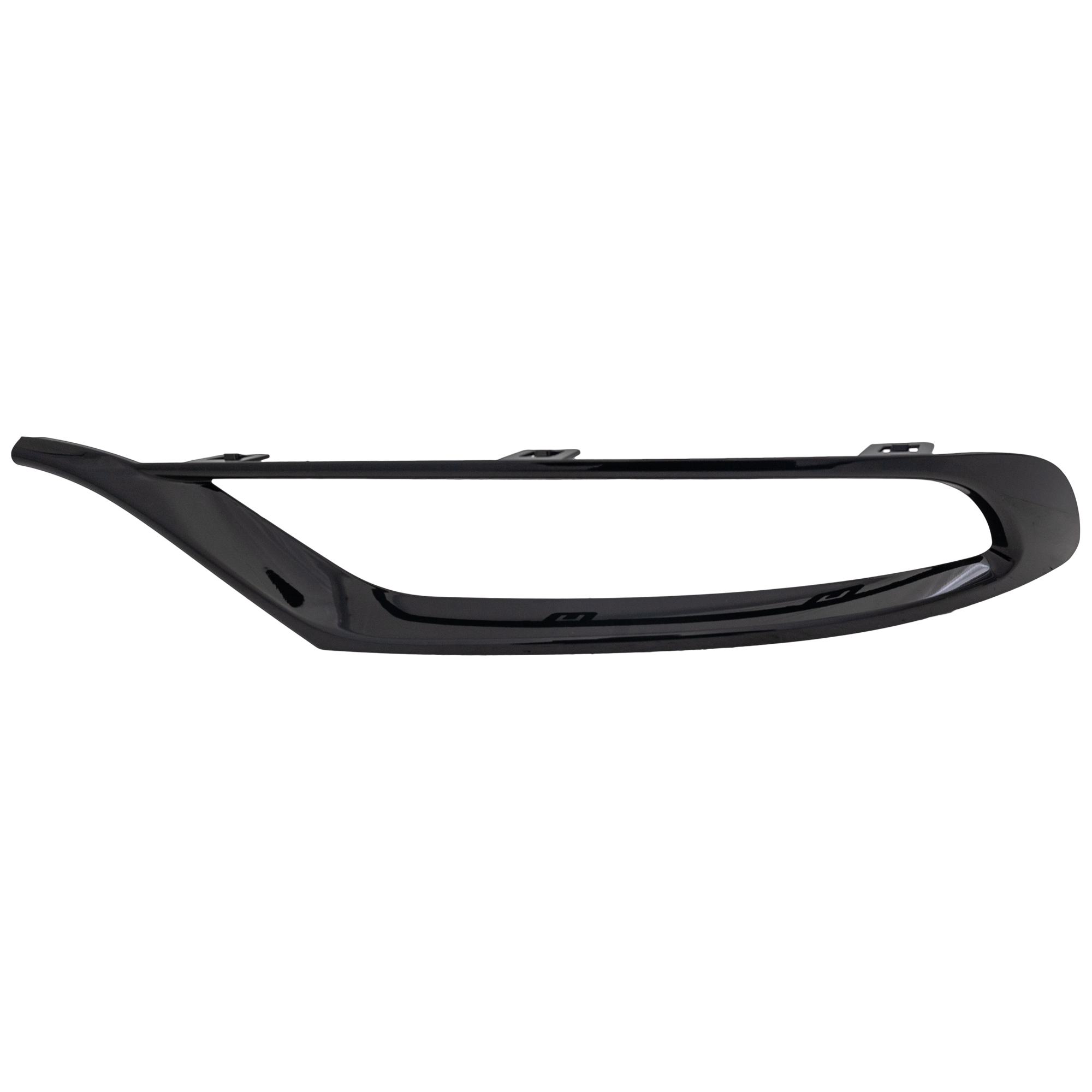 AM CHRYSLER 300-15-23 FRONT BUMPER MOLDING LH Aplique Gloss Black 2 Piece Type 2-23-23 S Touring Touring L Modes SKU RC01590042 Partslink CH1046139 OEM 7BK07DX8AA