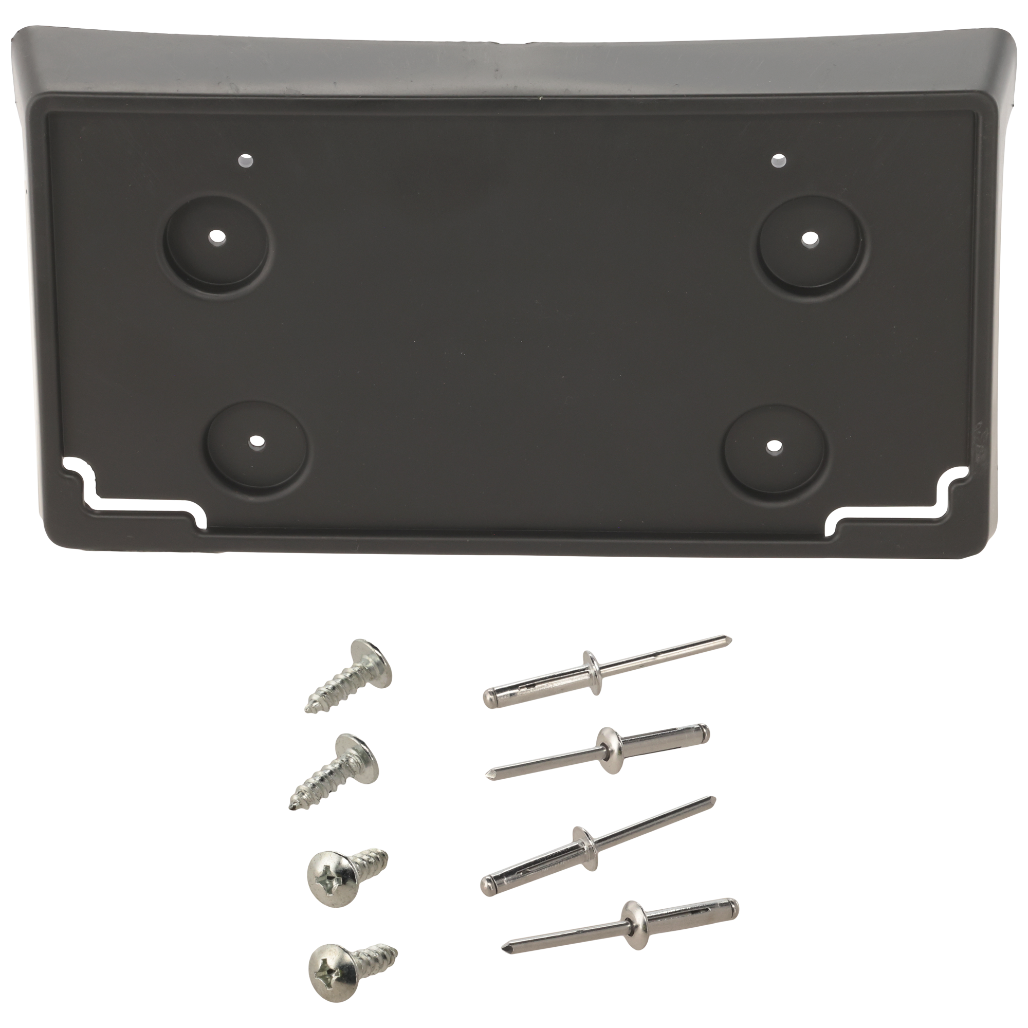 AM ESCALADE ESCALADE ESV 15-15 FRONT LICENSE PLATE BRACKET Txtd Blk 1st Design Exc. Platinum Model SKU RC01730004 Partslink GM1068178 OEM 23116118