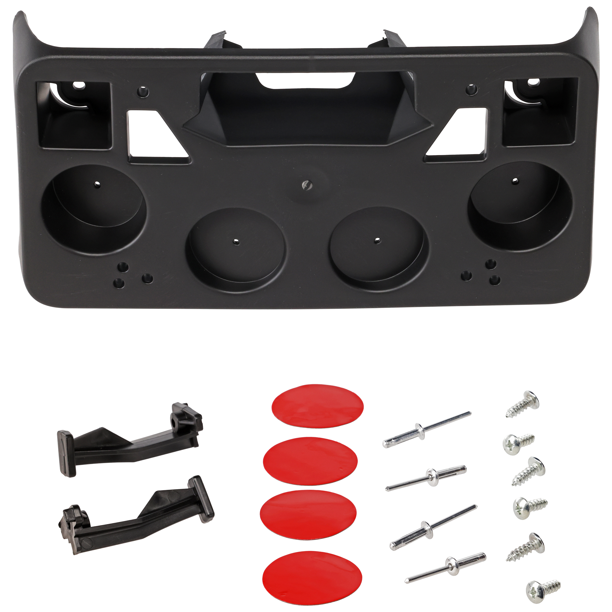 AM CAMARO 19-24 FRONT LICENSE PLATE BRACKET Black LS LT LT1 Models Coupe 19-23 Convertible SKU RC01730033 Partslink GM1068215 OEM 84556845