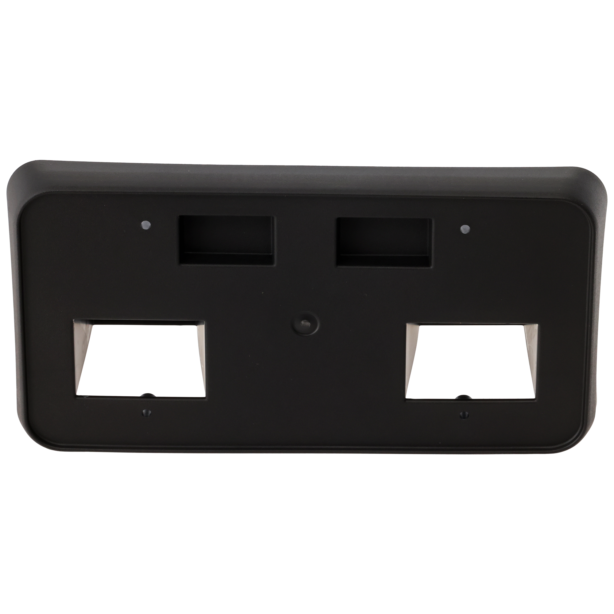 AM SILVERADO 2500-3500-24-25 FRONT LICENSE PLATE BRACKET Textured Crew Extended Regular Cab High Country WT Custom LT LTZ Models SKU RC01730075 Partslink GM1068256 OEM 85650573