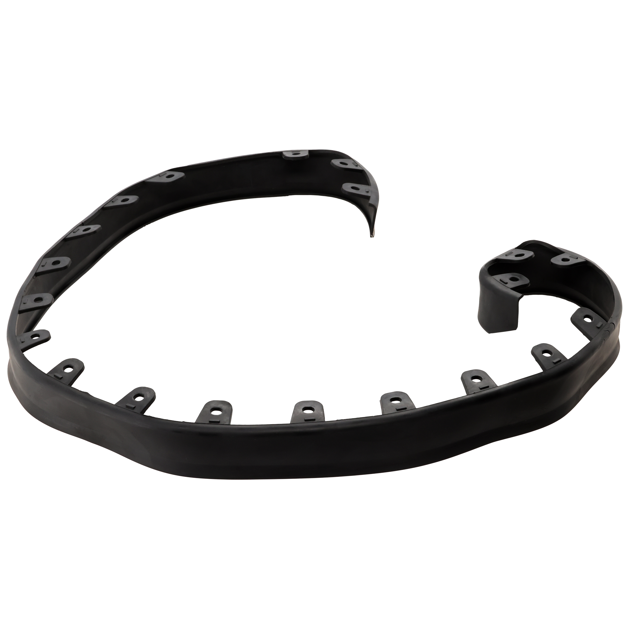AM CTS 03-07 FRONT LOWER VALANCE Air Dam Black Plastic SKU RC01750038 Partslink GM1090344 OEM 25716142