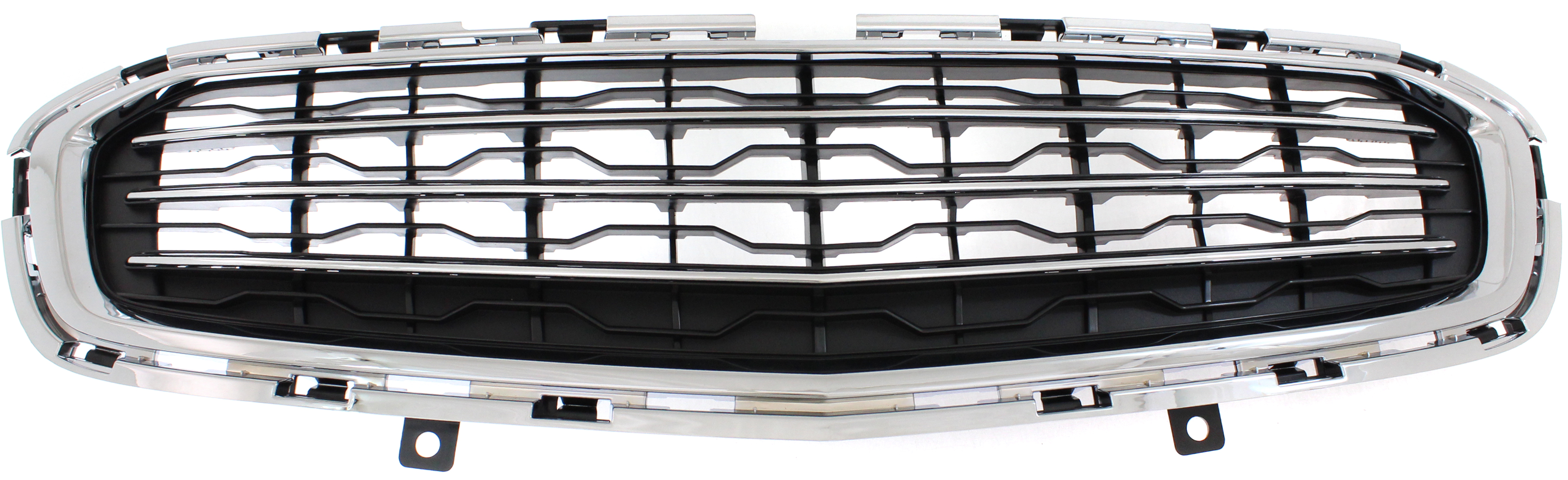 AM CRUZE 15-15 CRUZE LIMITED 16-16 FRONT BUMPER GRILLE Lower Textured Dark Gray With Chrome Molding and Frame LTZ Model SKU RC07010015 Partslink GM1200729 OEM 95433926