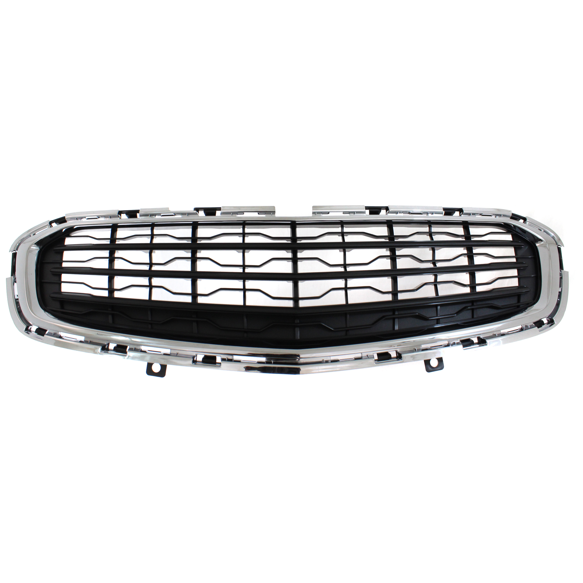AM CRUZE 15-15 CRUZE LIMITED 16-16 GRILLE Lower Textured Dark Gray With Chrome Molding A T Exc. LTZ Model CAPA SKU RC07010016Q Partslink GM1200728C OEM 95405770