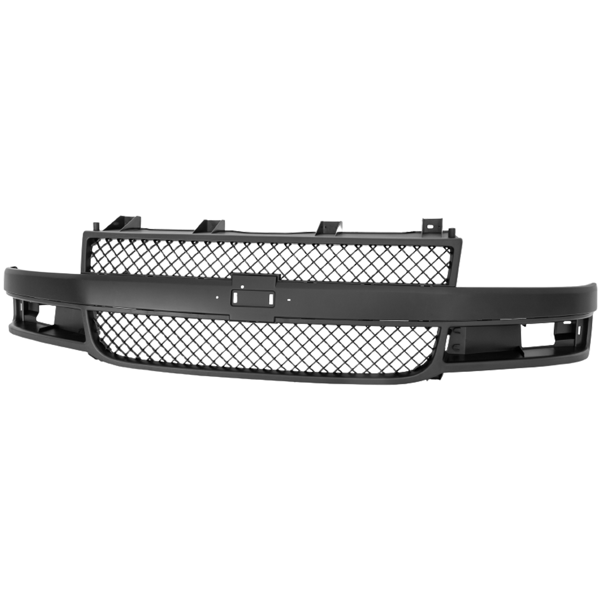 AM EXPRESS VAN 18-23 GRILLE Dark Gray Shell and Insert w Black Molding CAPA SKU RC07010098Q Partslink GM1200834C OEM 84689072