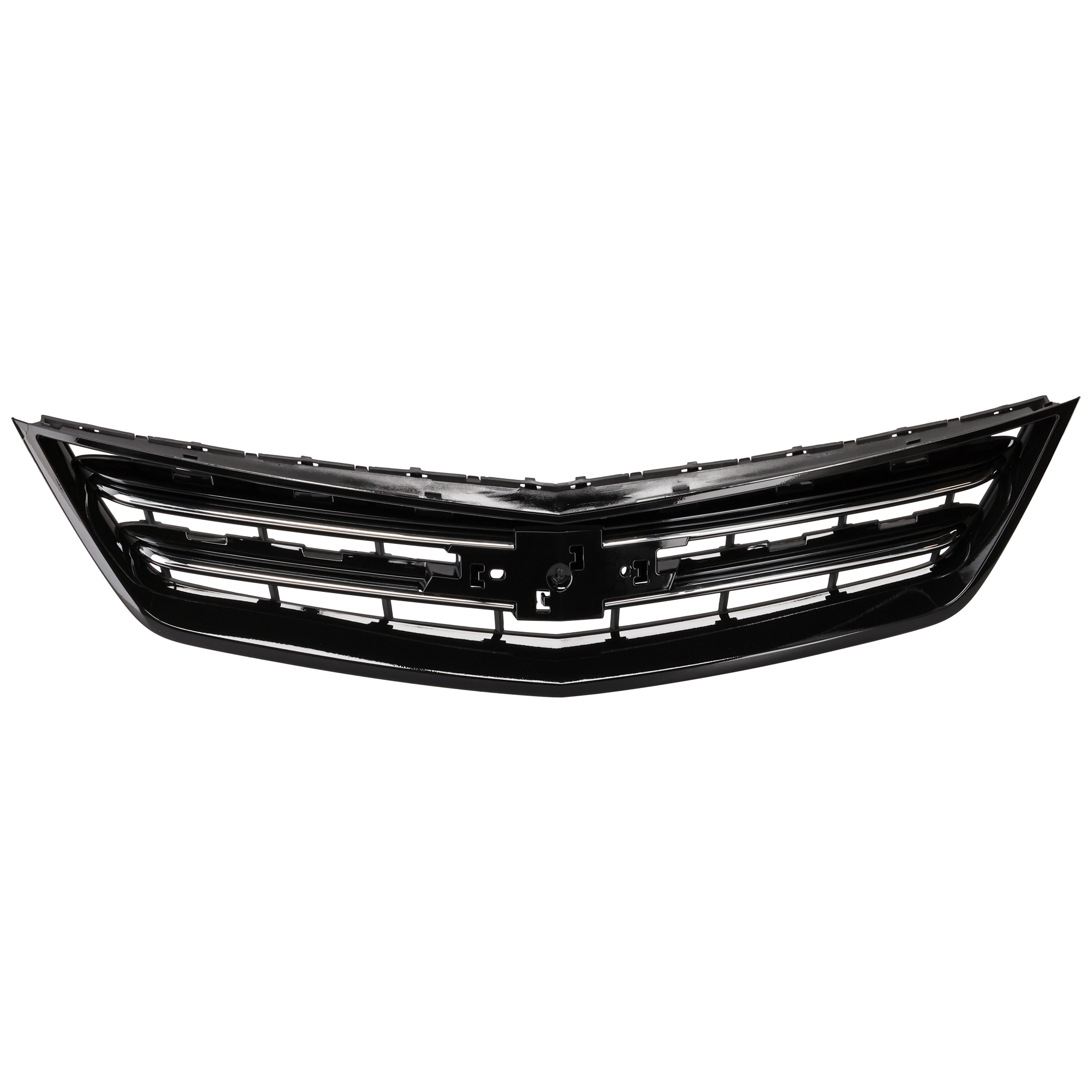 AM IMPALA 16-20 GRILLE Upper Textured Black Shell and Insert w Midnight Black Package w o Adaptive Cruise Ctrl LT Premier Models SKU RC07010108 Partslink GM1200773 OEM 84224250-84720360