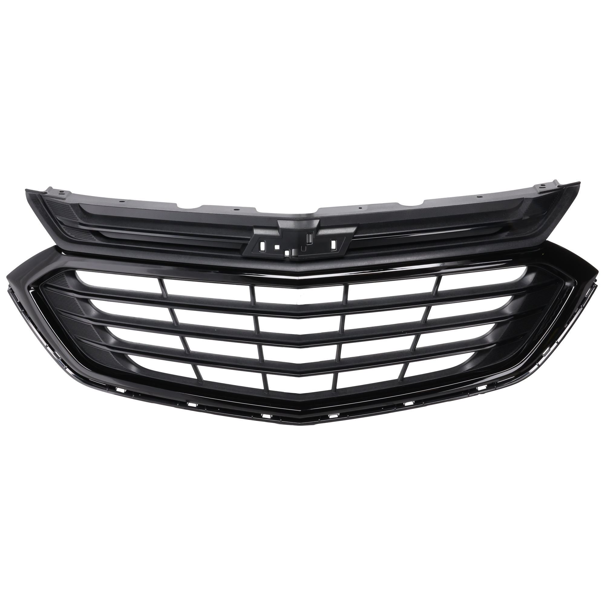 AM EQUINOX 18-21 GRILLE Black w o Lights and Bright Package and Redline Package L LS LT Model SKU RC07010121 Partslink GM1200850 OEM 84450785