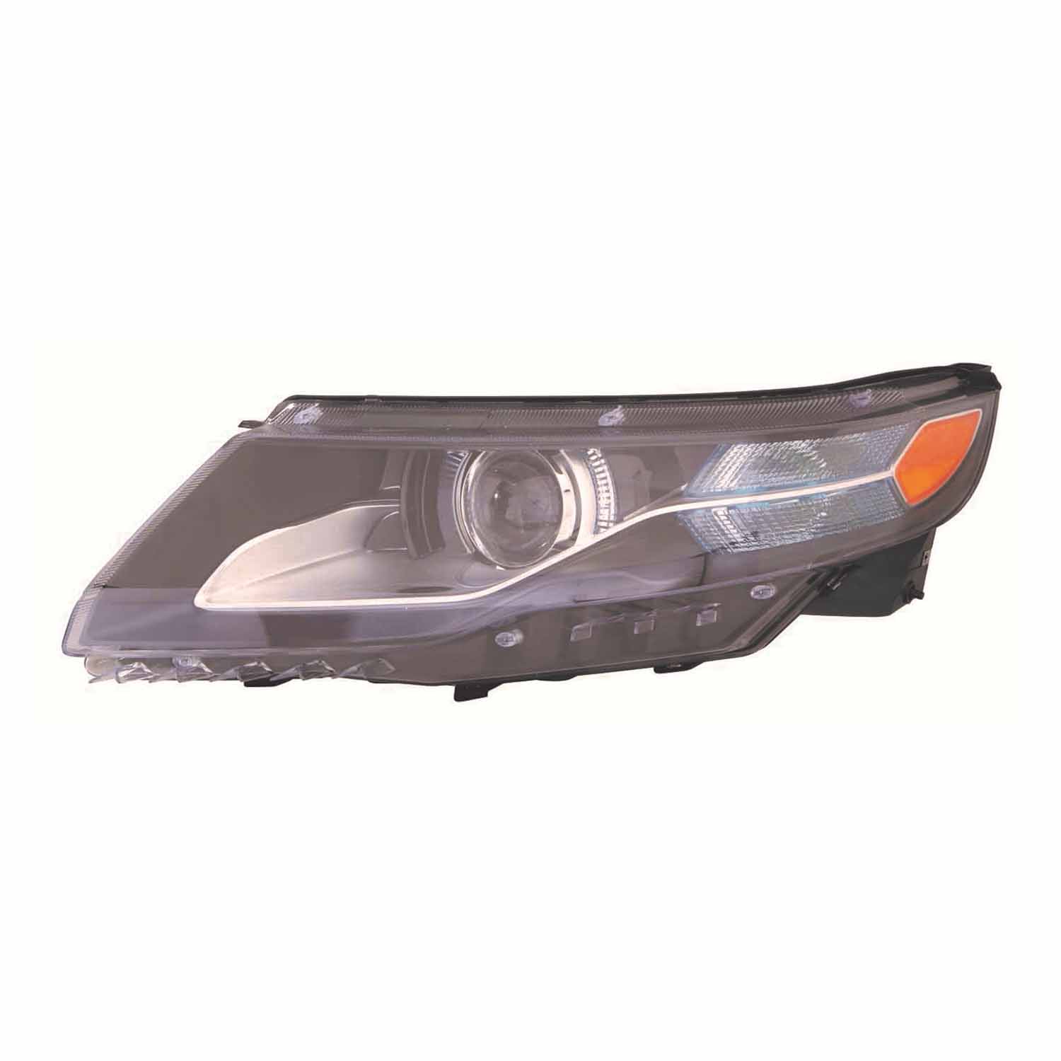 AM VOLT 11-15 HEAD LAMP LH Assembly Halogen CAPA SKU RC10010060Q Partslink GM2502369C OEM 22902126