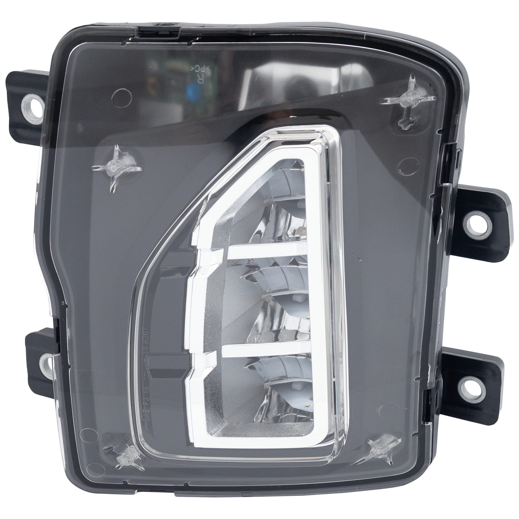 AM SILVERADO 1500-16-18 SILVERADO 1500 LD 19-19 FRONT FOG LAMP RH Assembly CAPA SKU RC10750001Q Partslink GM2593315C OEM 84000614