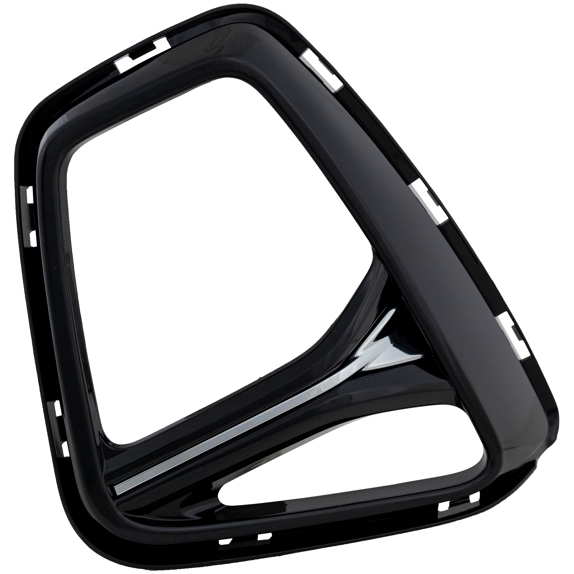 AM BLAZER 19-22 FRONT FOG LAMP MOLDING LH Black Premier Model SKU RC10810014 Partslink GM1038260 OEM 84538966