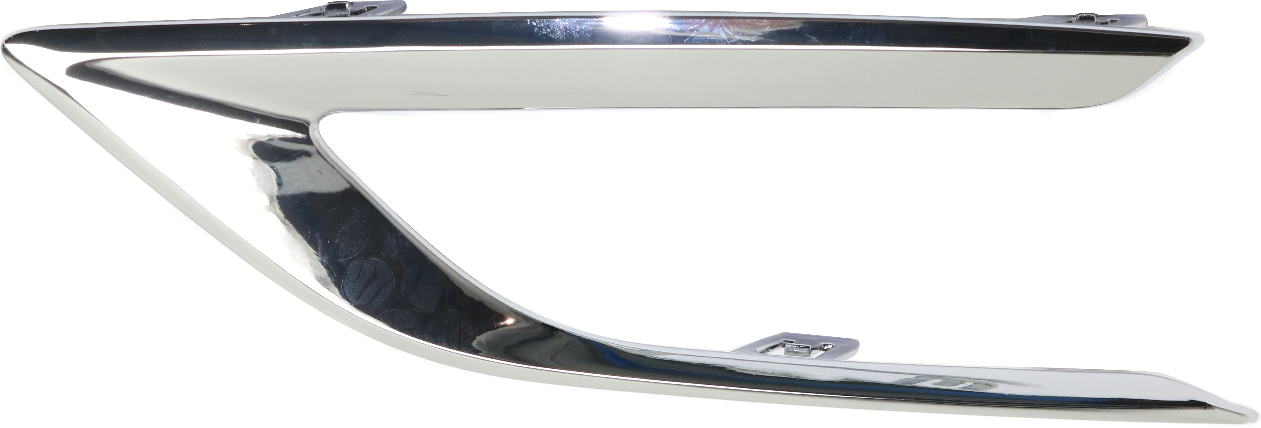 AM CRUZE 16-18 FRONT FOG LAMP MOLDING LH Chrome w o RS Package Premier Models SKU RC10820006 Partslink GM1038213 OEM 23422696