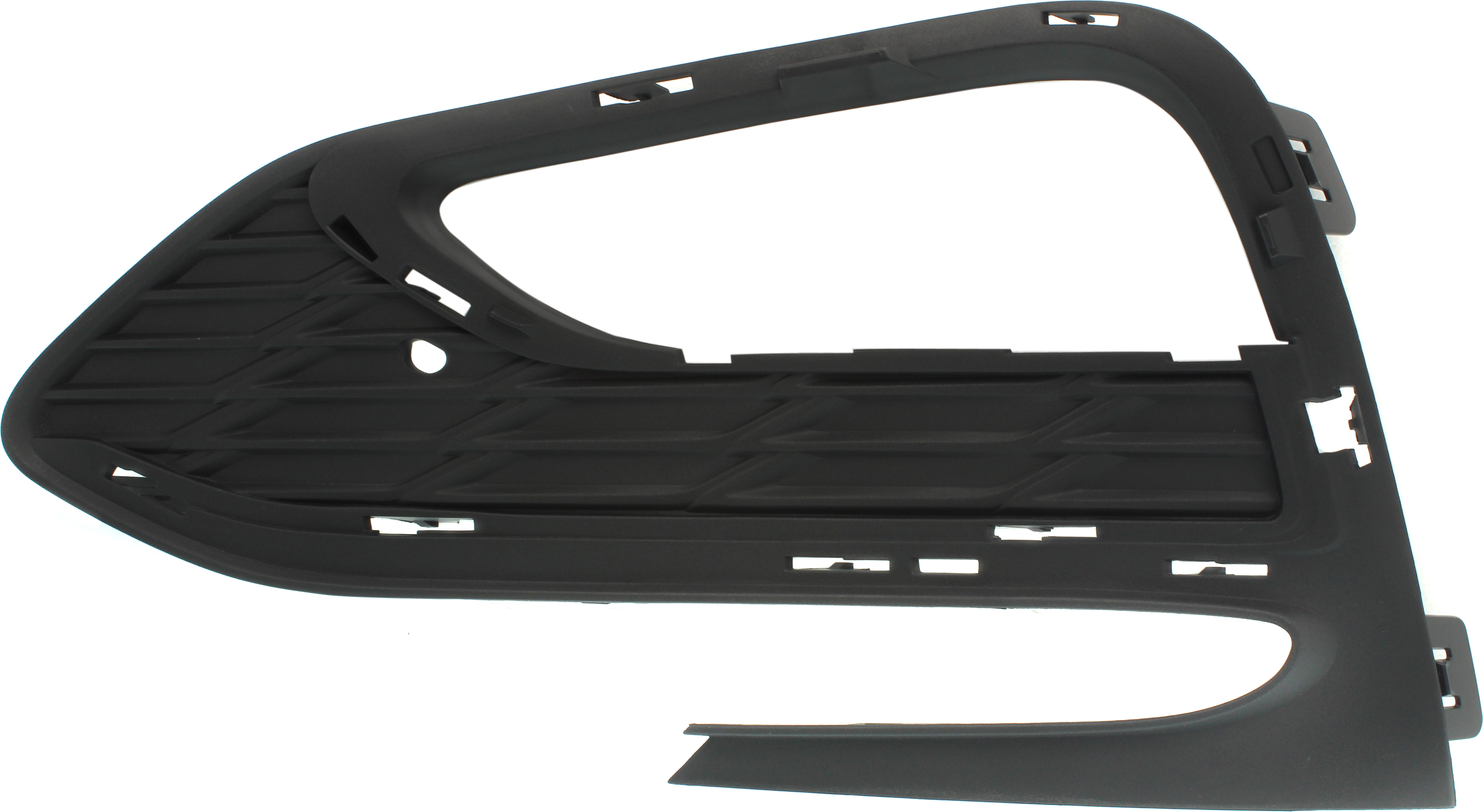 AM CRUZE 16-18 FRONT FOG LAMP MOLDING LH Textured Black w RS Package LT Premier Models SKU RC10820010 Partslink GM1038225 OEM 84095936
