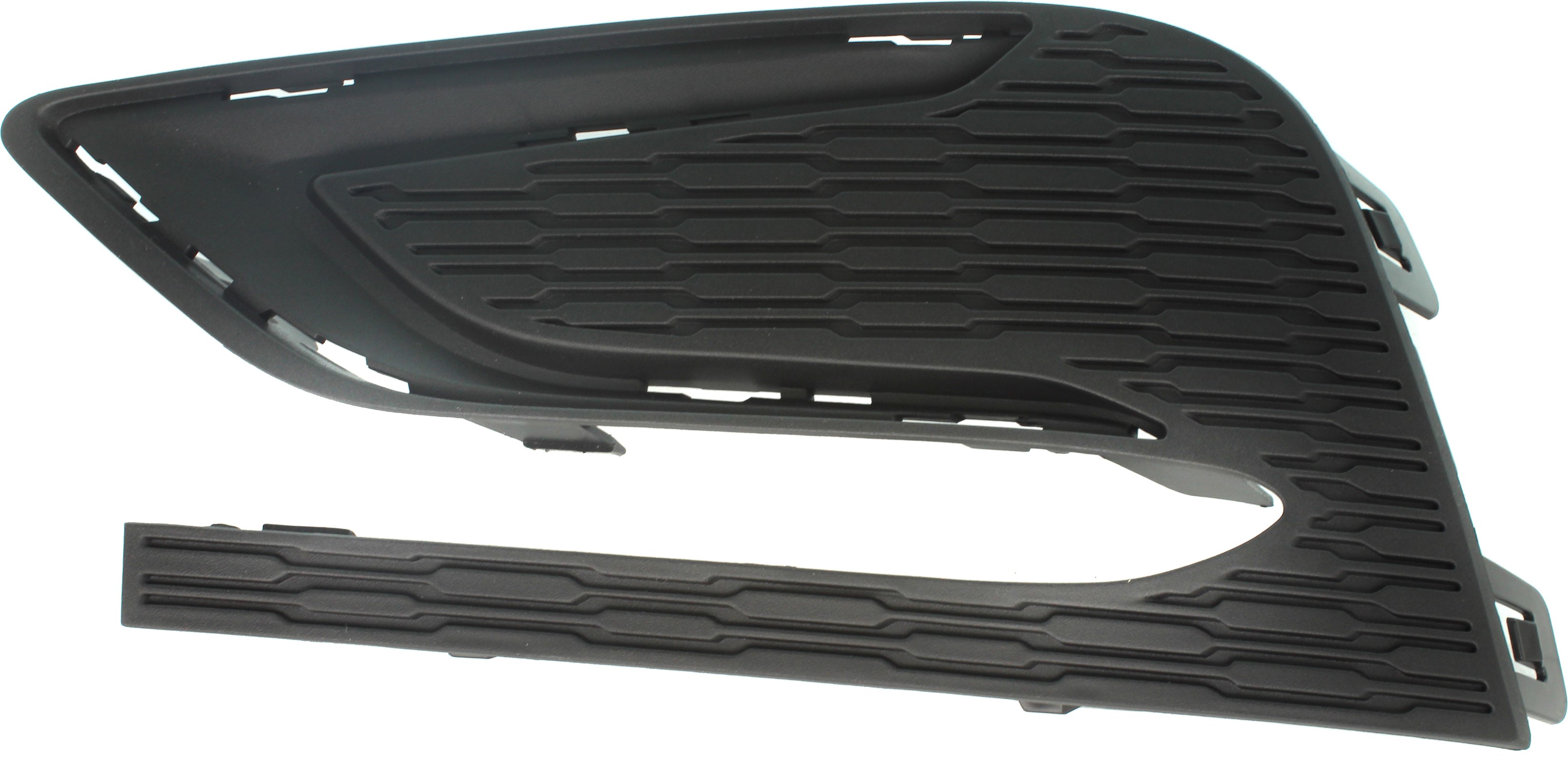 AM CRUZE 16-18 FOG LAMP COVER LH Textured Black w o RS Pkg Premier Model Hatchback Sedan SKU RC10860004 Partslink GM1038217 OEM 84095932