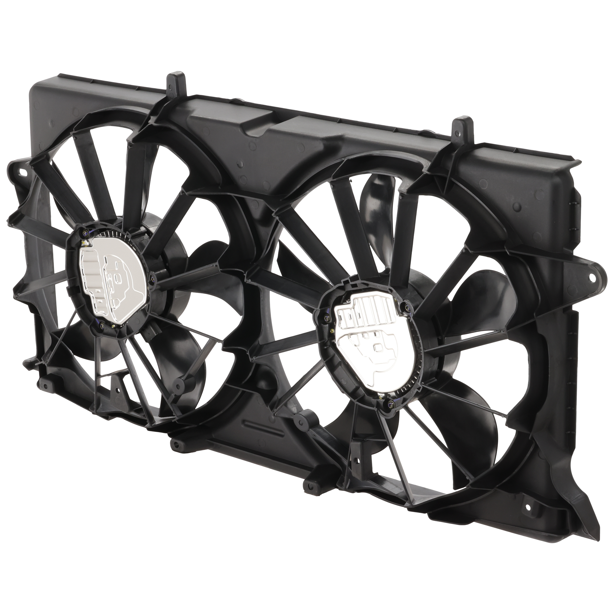 AM SILVERADO 1500-14-18 SUBURBAN 15-20 RADIATOR FAN ASSEMBLY Dual Fan Includes 2019-1500 LD 1500 Limited SKU RC16090002 Partslink GM3115291 OEM 23123635 PFM 23123633-23123634