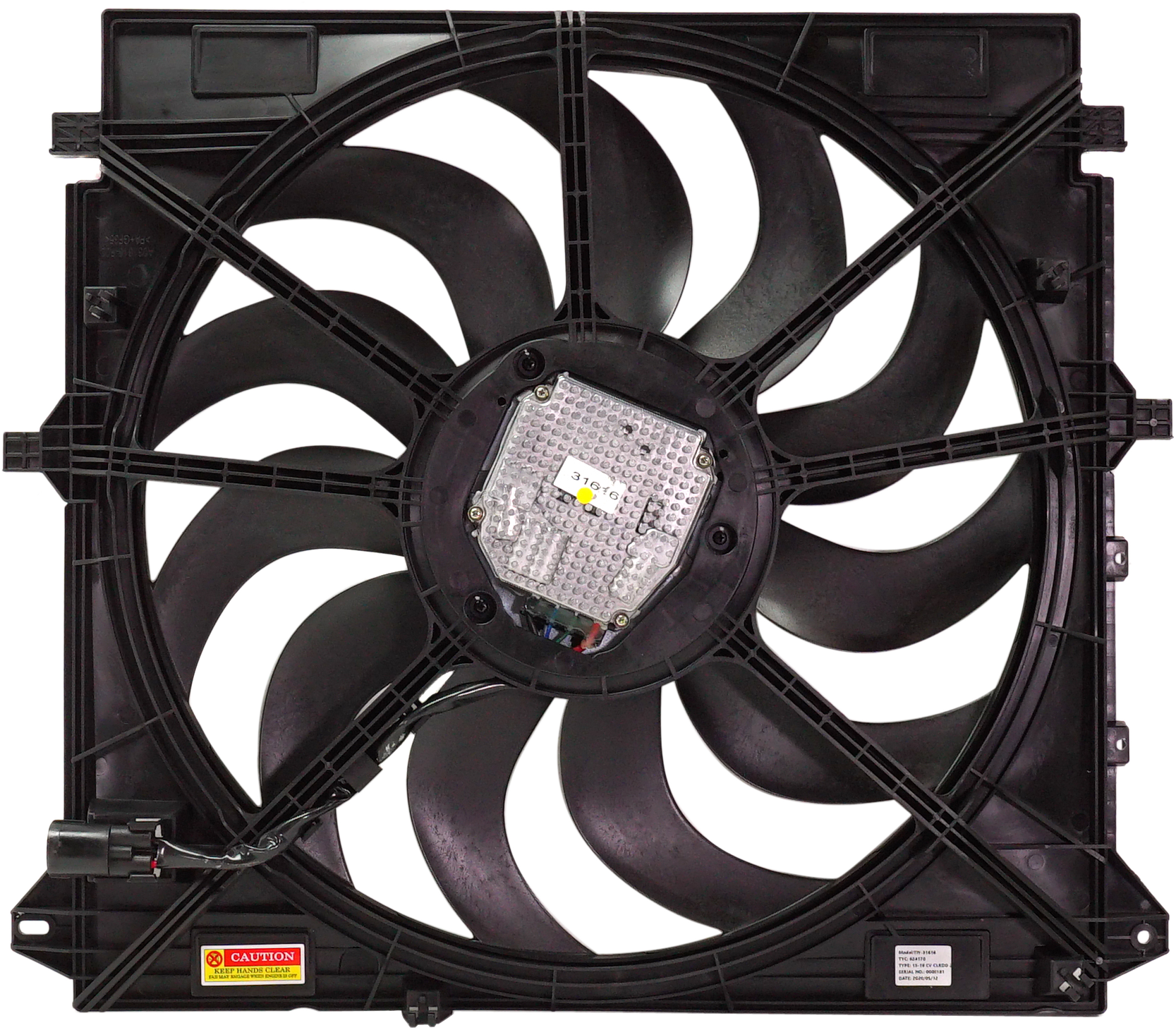 AM COLORADO CANYON 15-20 RADIATOR FAN ASSEMBLY 2.5L 3.6L Gas Engine SKU RC16090009 Partslink GM3115304 OEM 22980297 PFM 84188461