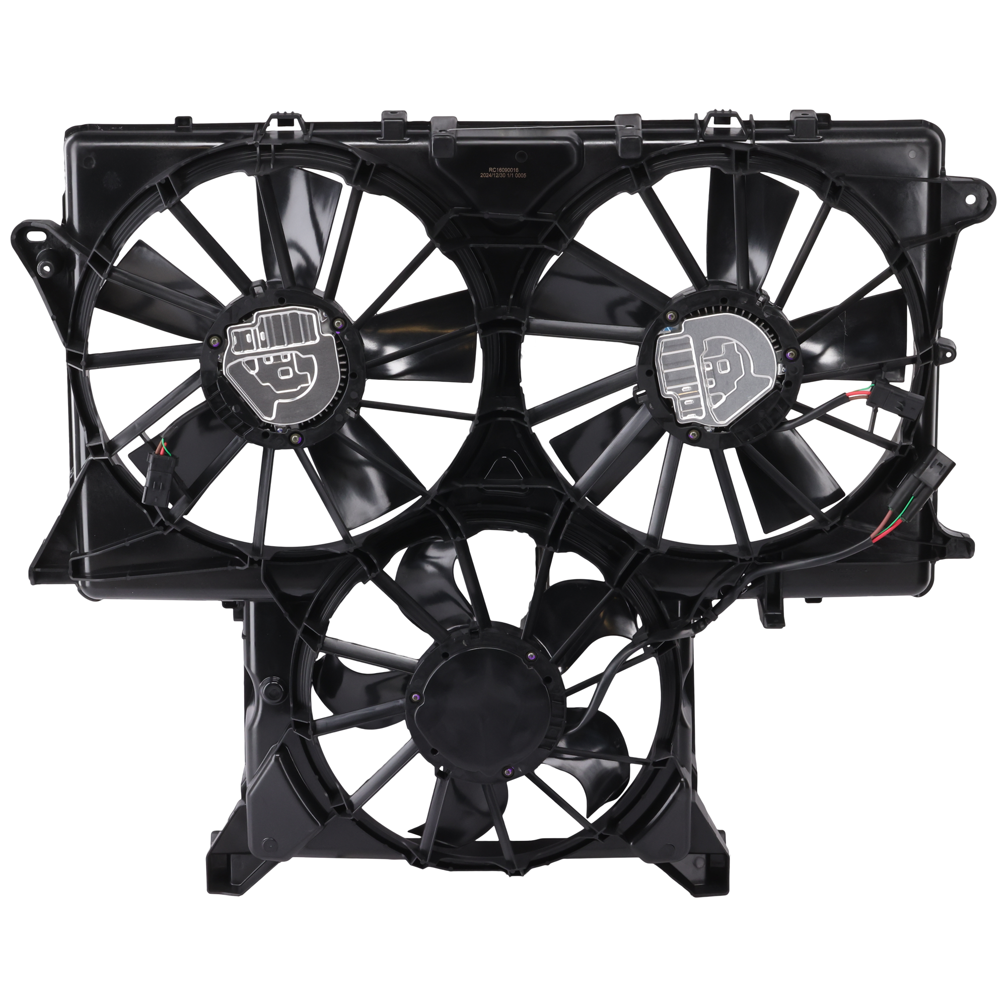 AM SILVERADO 1500-19-23 RADIATOR FAN ASSEMBLY Triple Fan 2.7L 3.0L Turbo Sierra 1500 Crew Extended Cab SKU RC16090016 OEM 84580365-84580364-84543311-841
