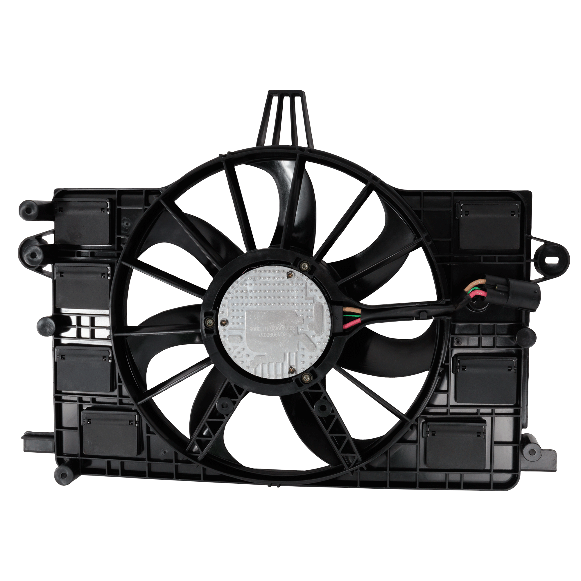 AM CORVETTE 14-19 RADIATOR FAN ASSEMBLY Single Fan Stingray Model Standard Duty Coupe Convertible w o Performance Package w o Supercharged Engine SKU RC16090037 Partslink GM3115306 OEM 84486697