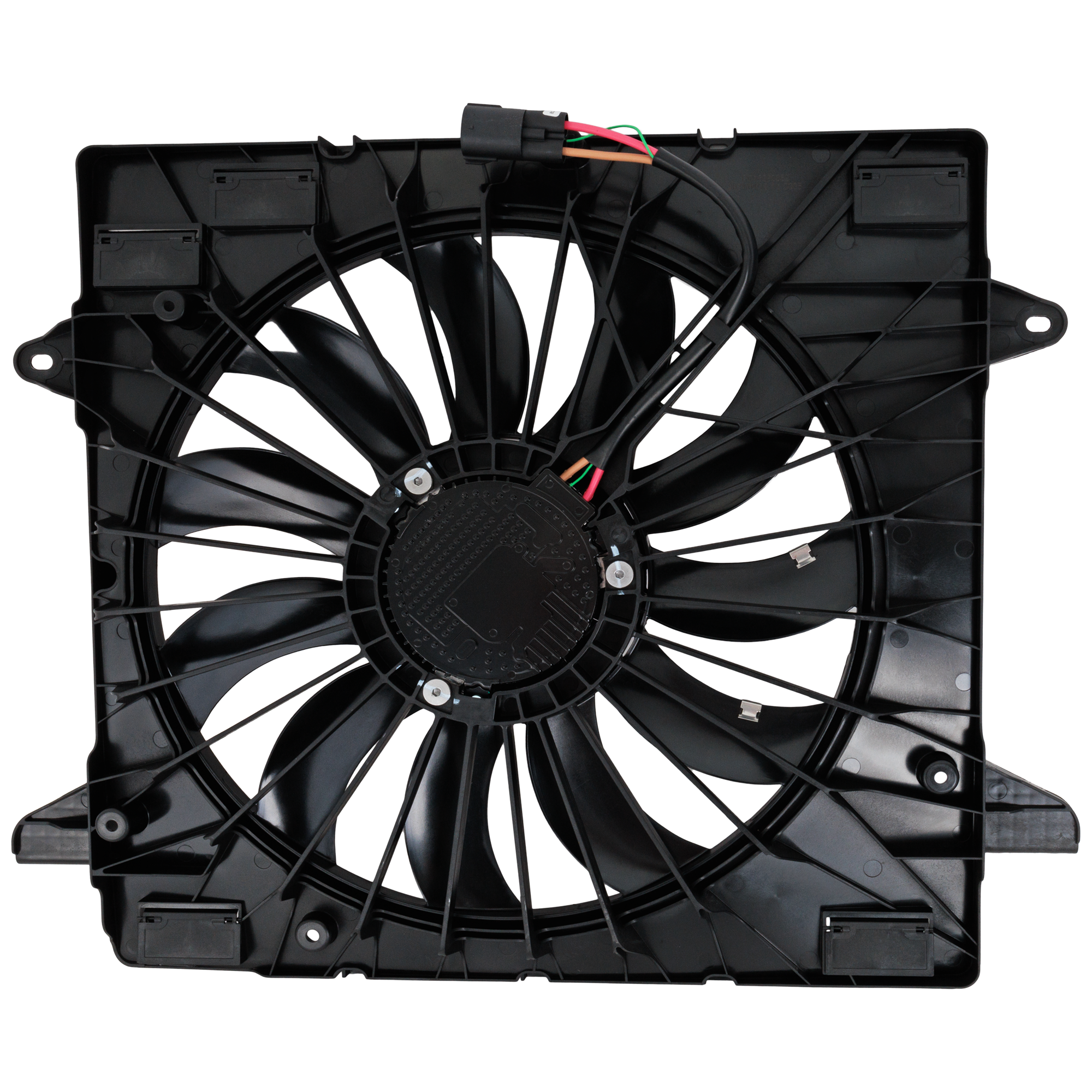 AM XT5-20-23 XT6-20-24 RADIATOR FAN ASSEMBLY 3.6L Eng. w Towing Package Heavy Duty Cooling SKU RC16090052 Partslink GM3115321 OEM 85159685