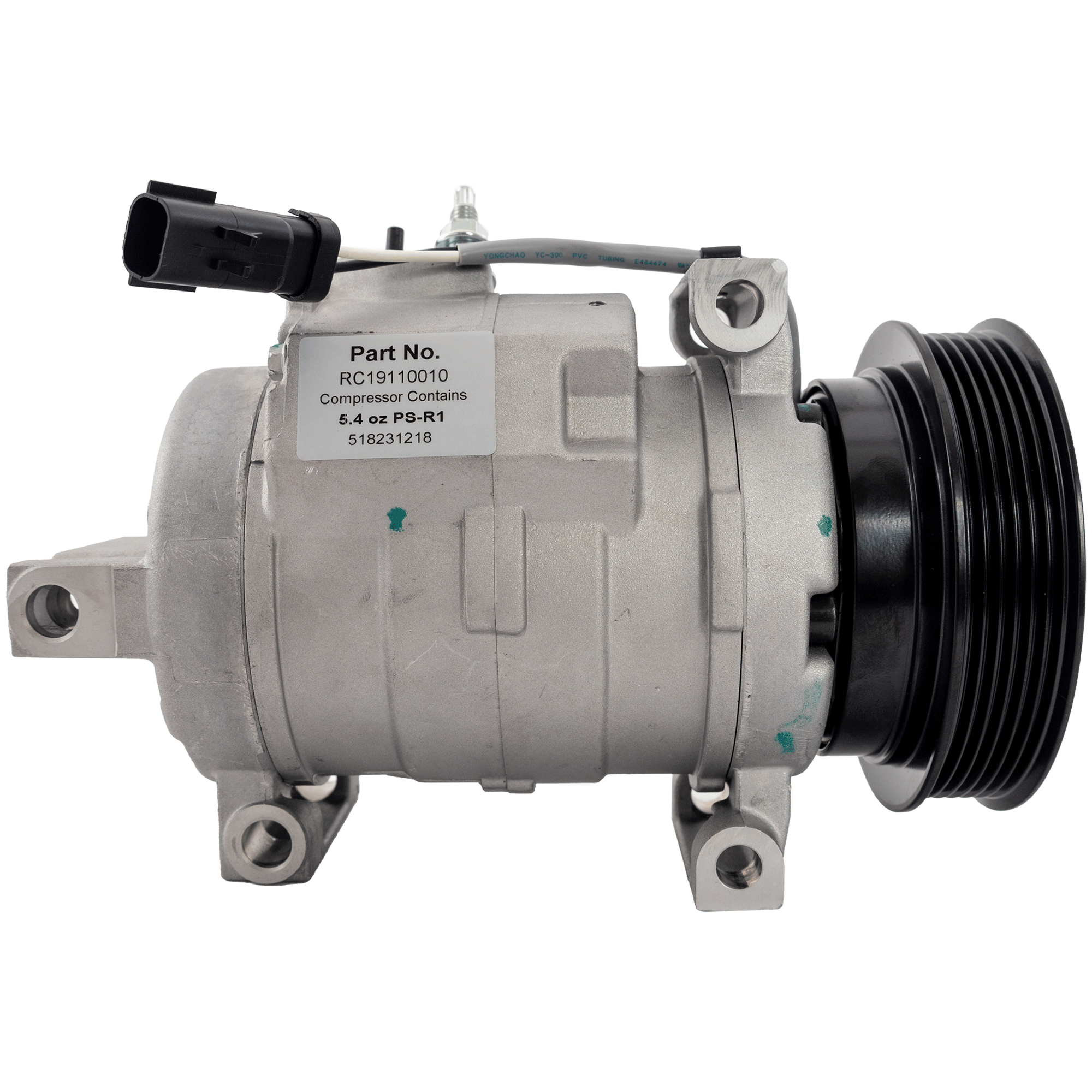 AM CHRYSLER 300-05-10 CHARGER 06-10 A C COMPRESSOR New w Clutch 5.7L 6.1L Eng 6 Groove Pulley SKU RC19110010 OEM 98346-275695-0610087-639316-10