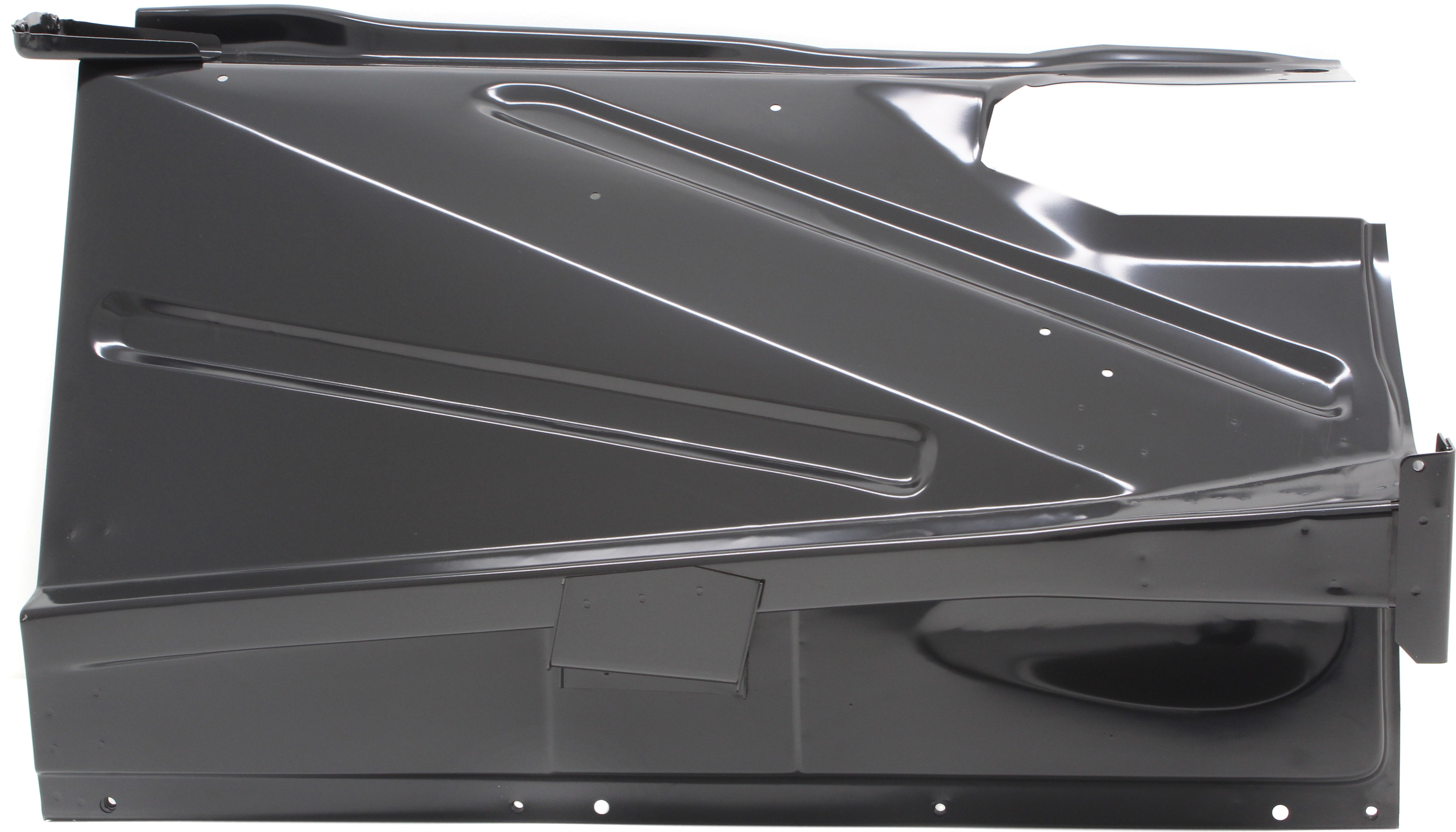 AM CHEVY and GMC FS P UP 60-66 INNER FENDER LH Apron Steel Black SKU RC22090002