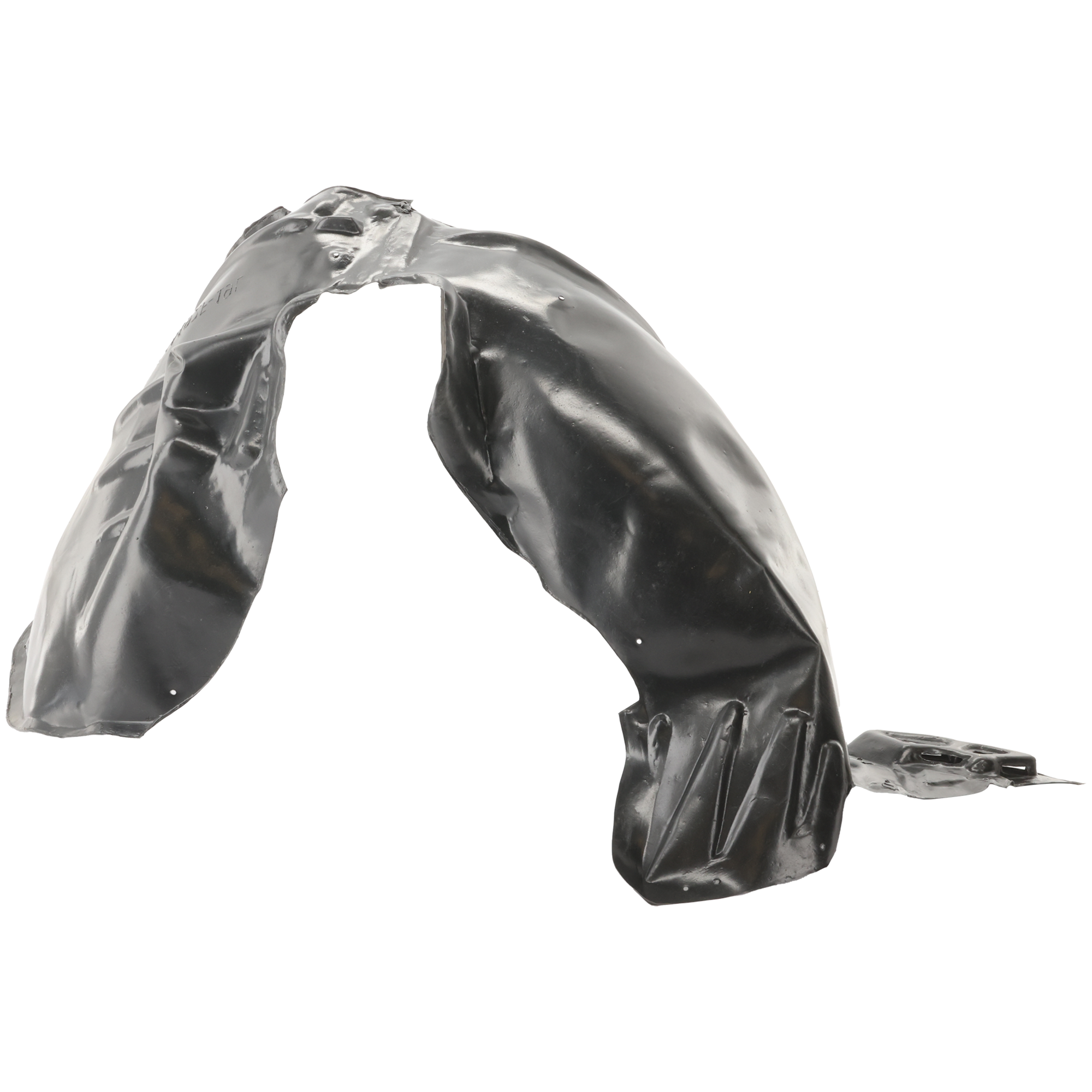 AM MALIBU 19-25 FRONT FENDER LINER LH Polyethylene terephthalate Thermo Form w o Insulation Form Exc. Hybrid Model SKU RC22210042 Partslink GM1248301 OEM 84506561